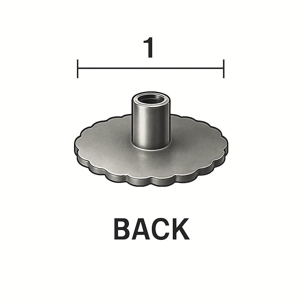 BTNT40 Western Star Bronze Button