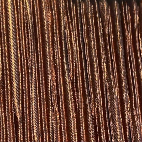 0252 Pleated Metallic Fabric