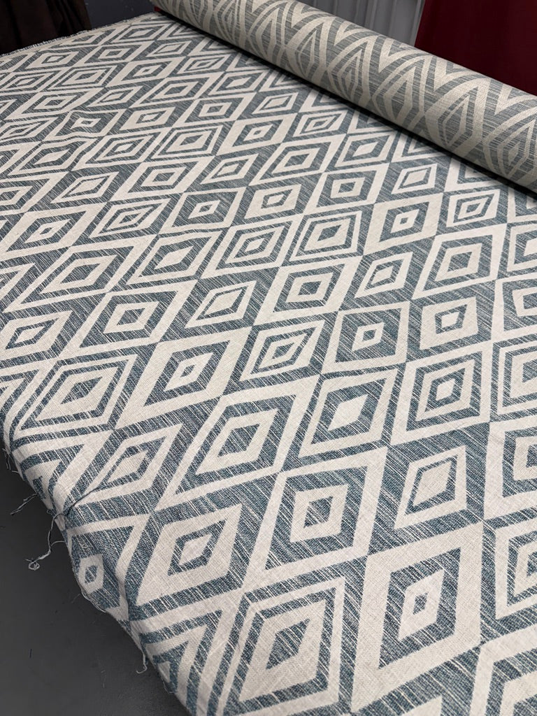 0505 Fabric Sand Teal Blue