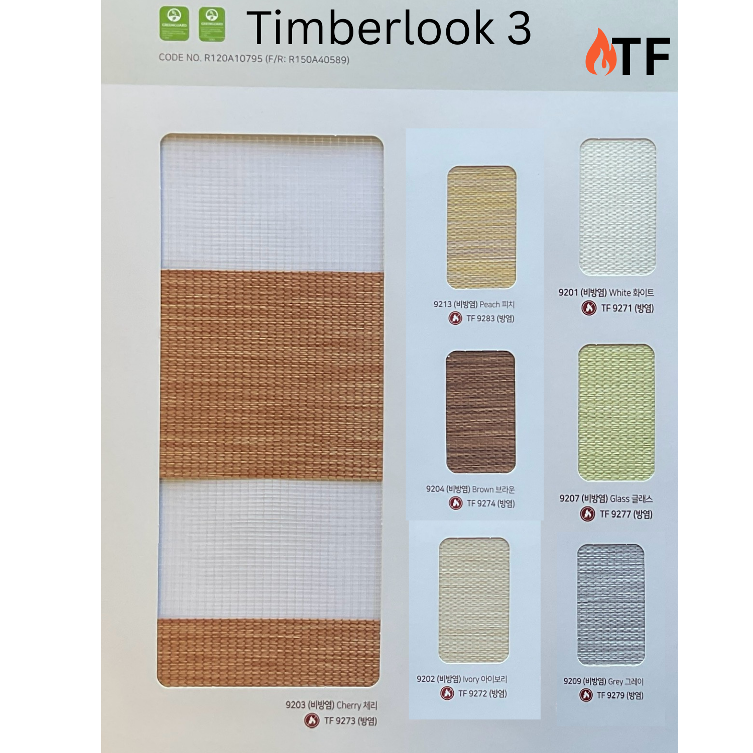 Timberlook 3 Zebra Shades (Hanzen Collection)