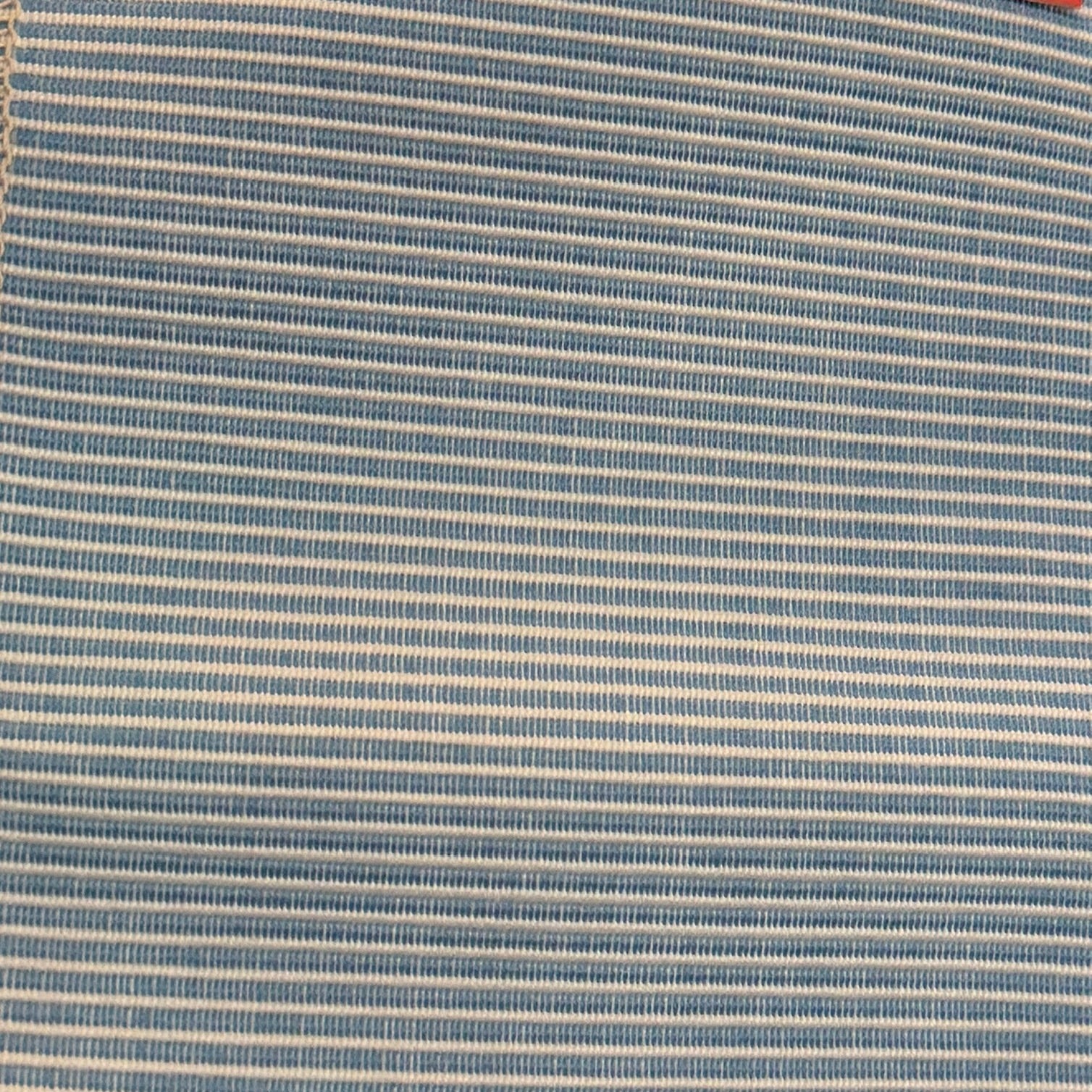 0344 Stripe Fabric Soft Blue