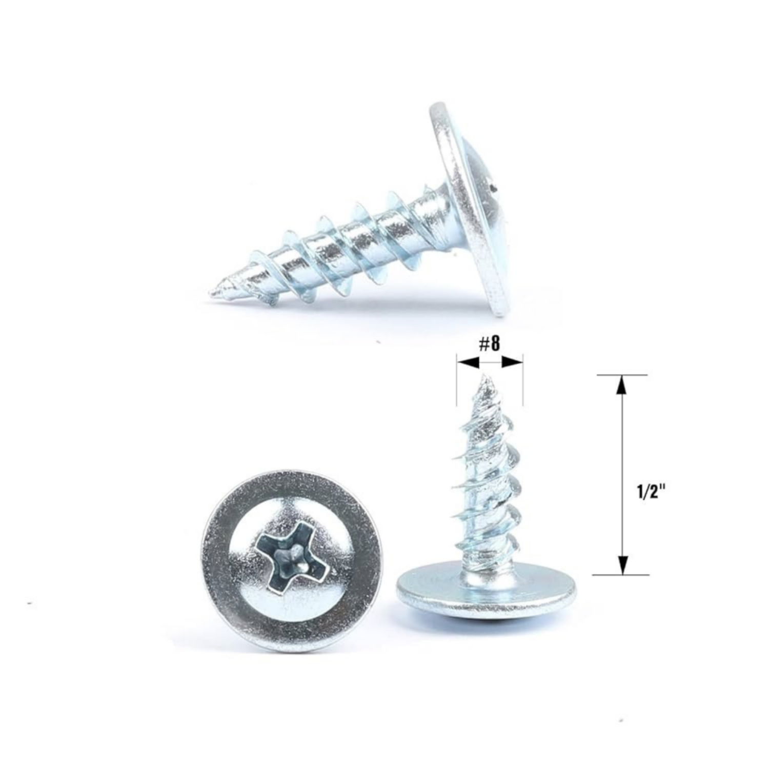 Zinc-Plated Washer Head Screw