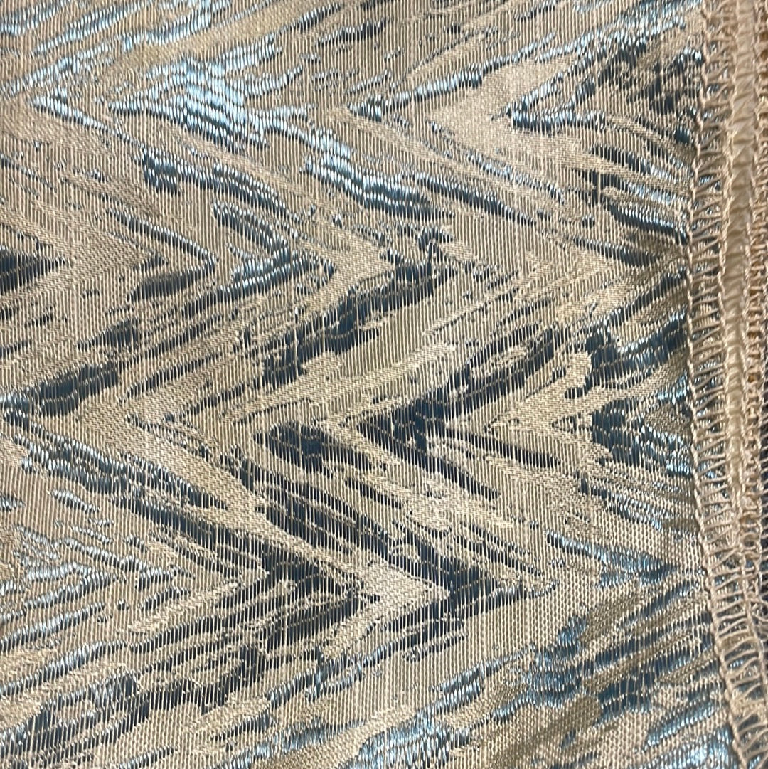 0284 Fabric BeigeBlue Cascade