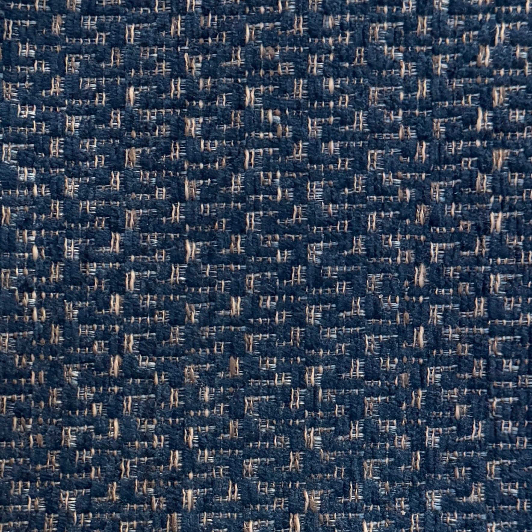 0283 Fabric Blue Goldwoven