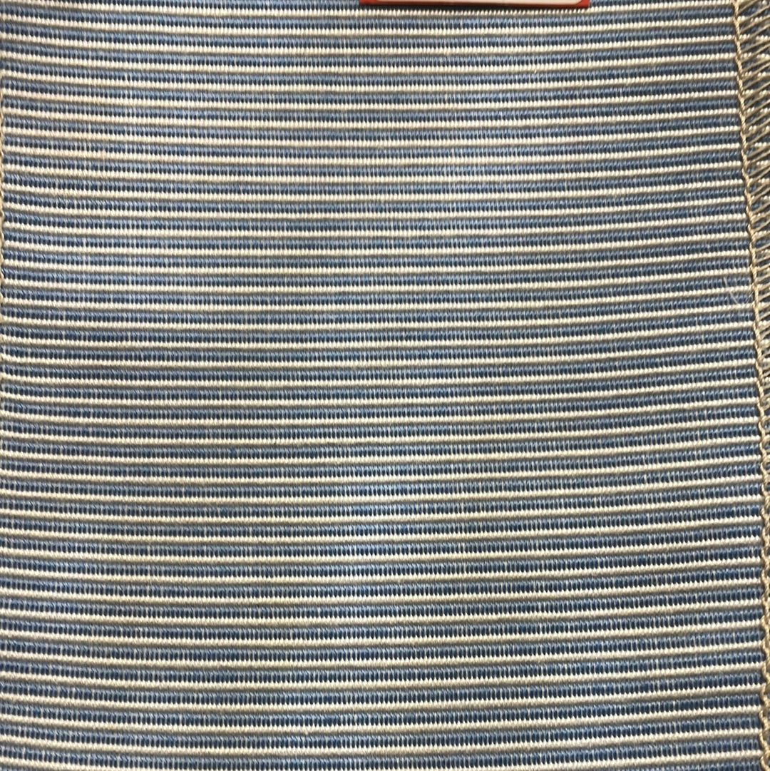 0344 Stripe Fabric Soft Blue