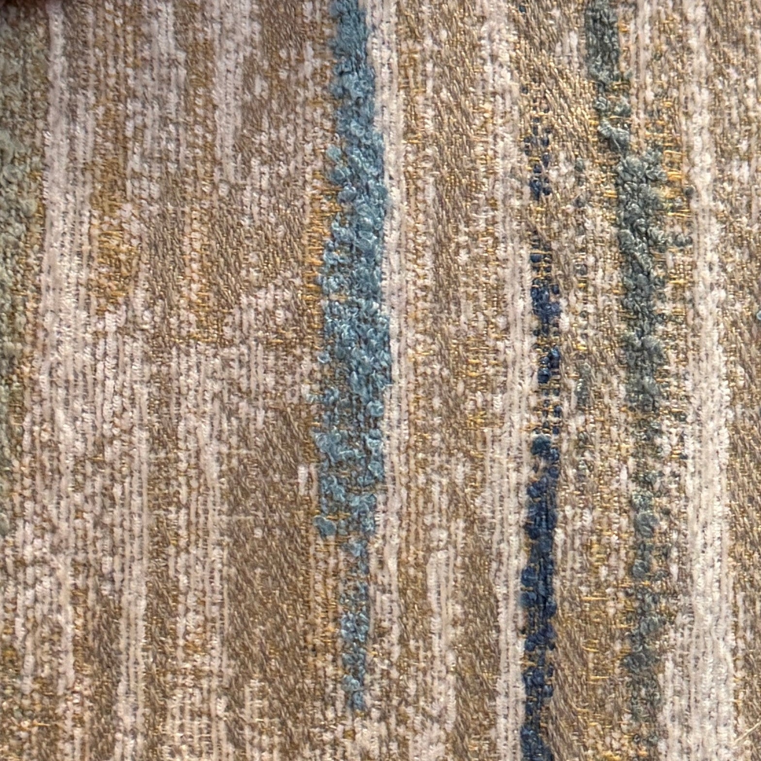 0286 Fabric Sand and Blue Mix