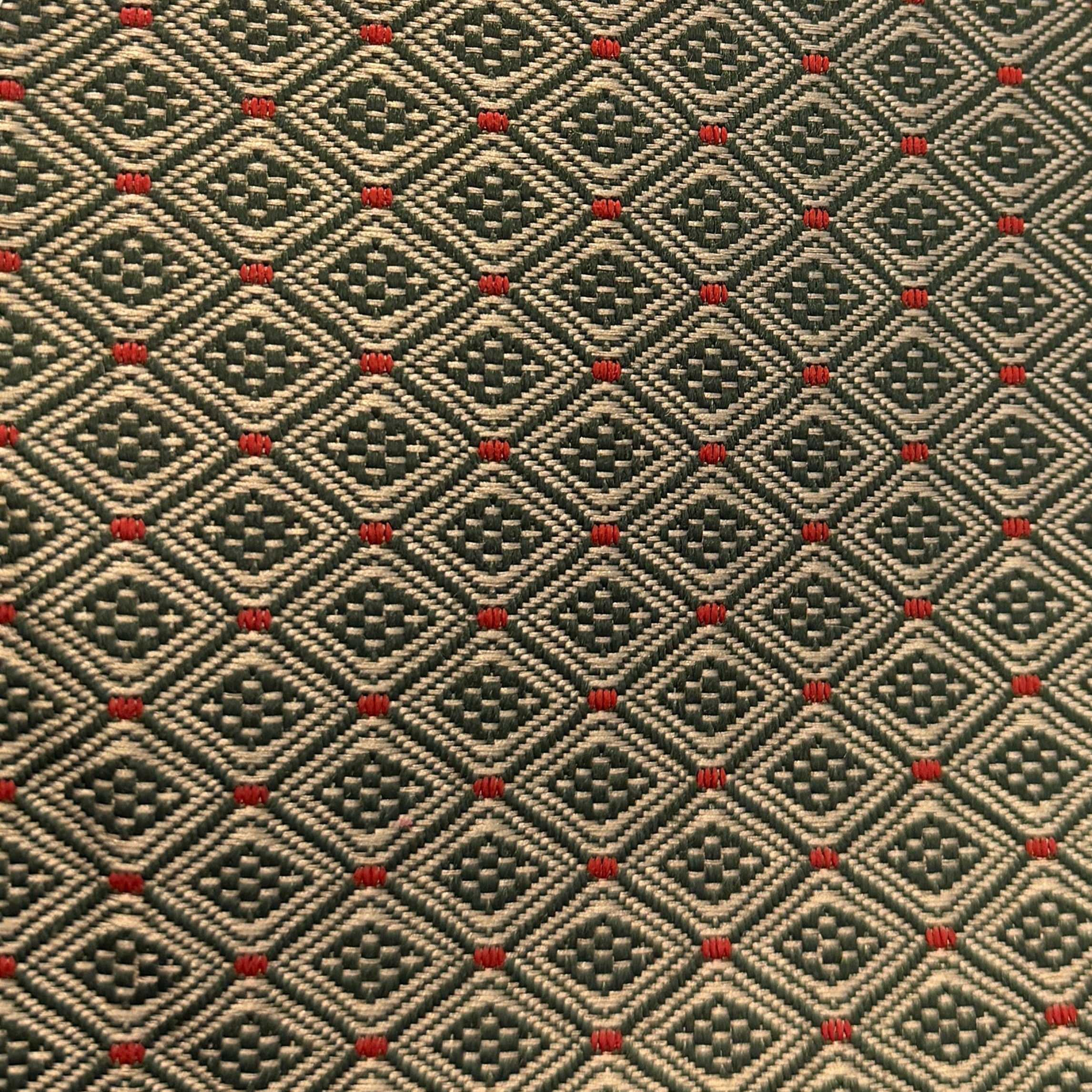 0546 Emerald Grid Brocade