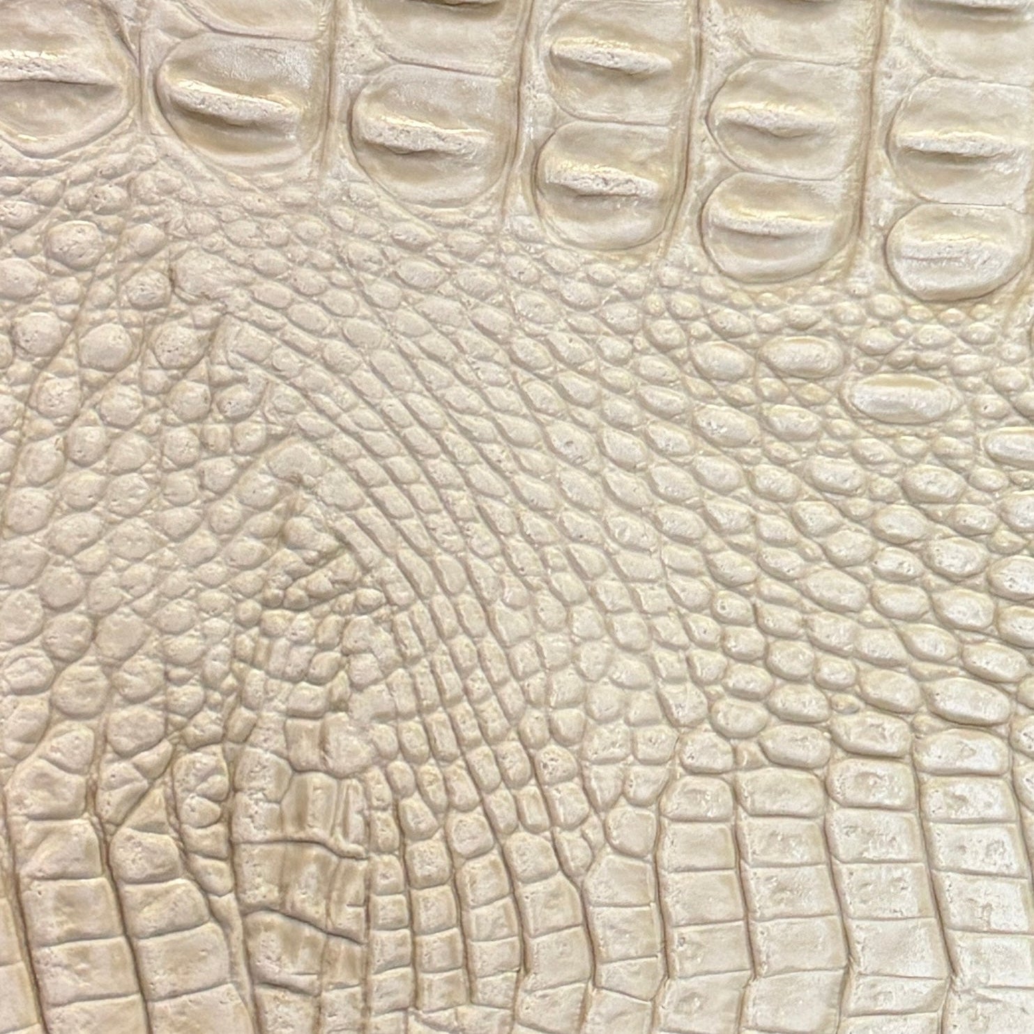 0120 “Beige Crocodile” Faux Leather