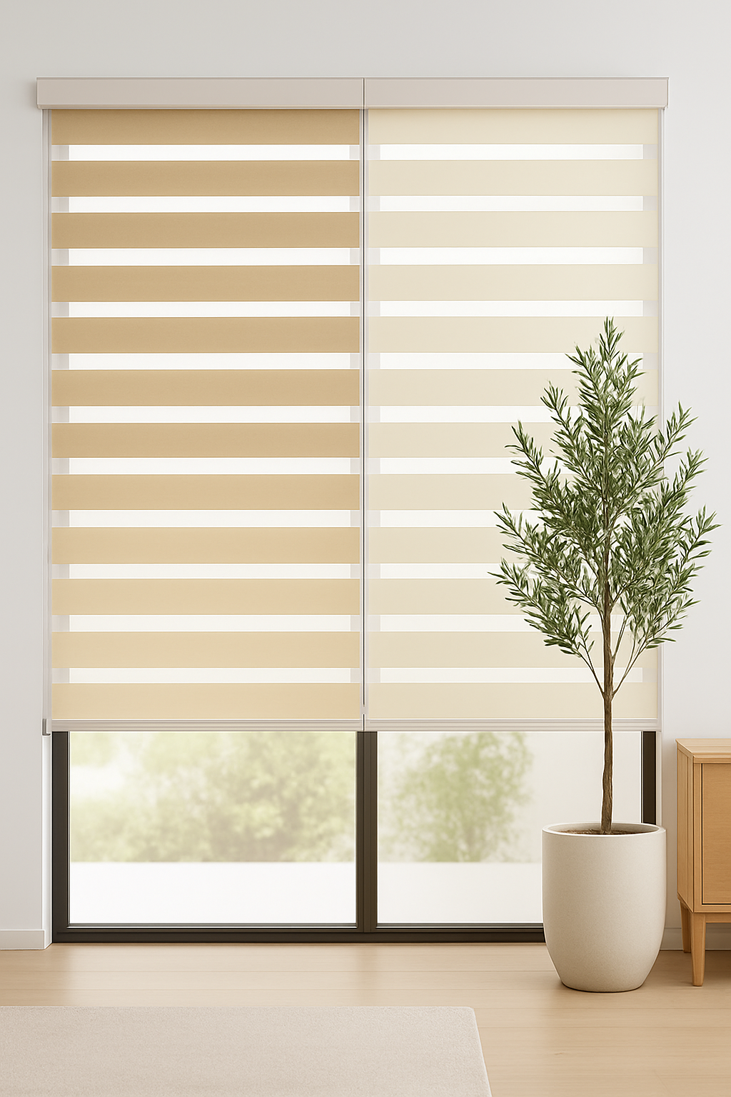 Zebra Roller Shade Ample (Sabelle Collection)