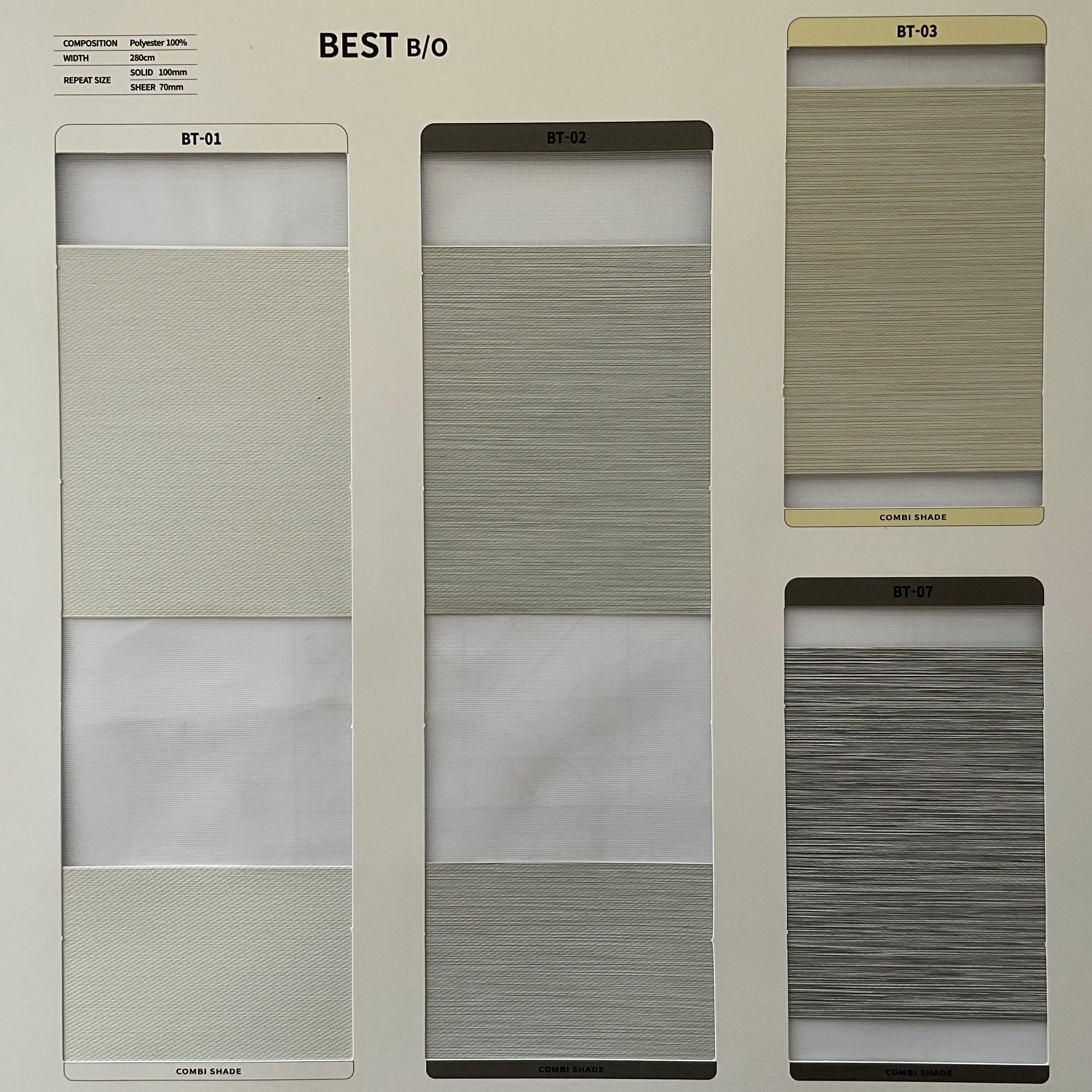 Zebra Roller Shade Best BO (Sabelle Collection)