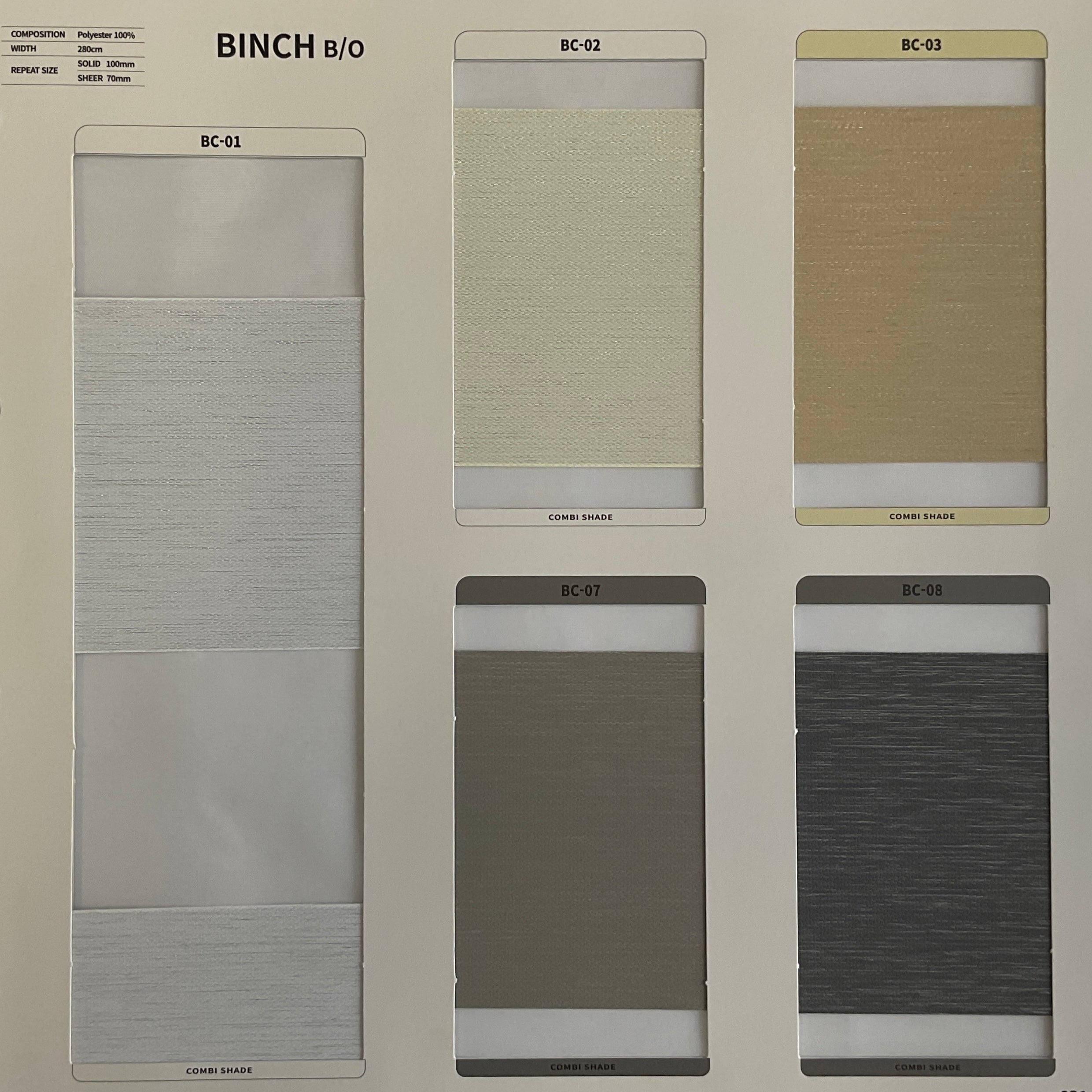 Combi Roller Shade Binch BO