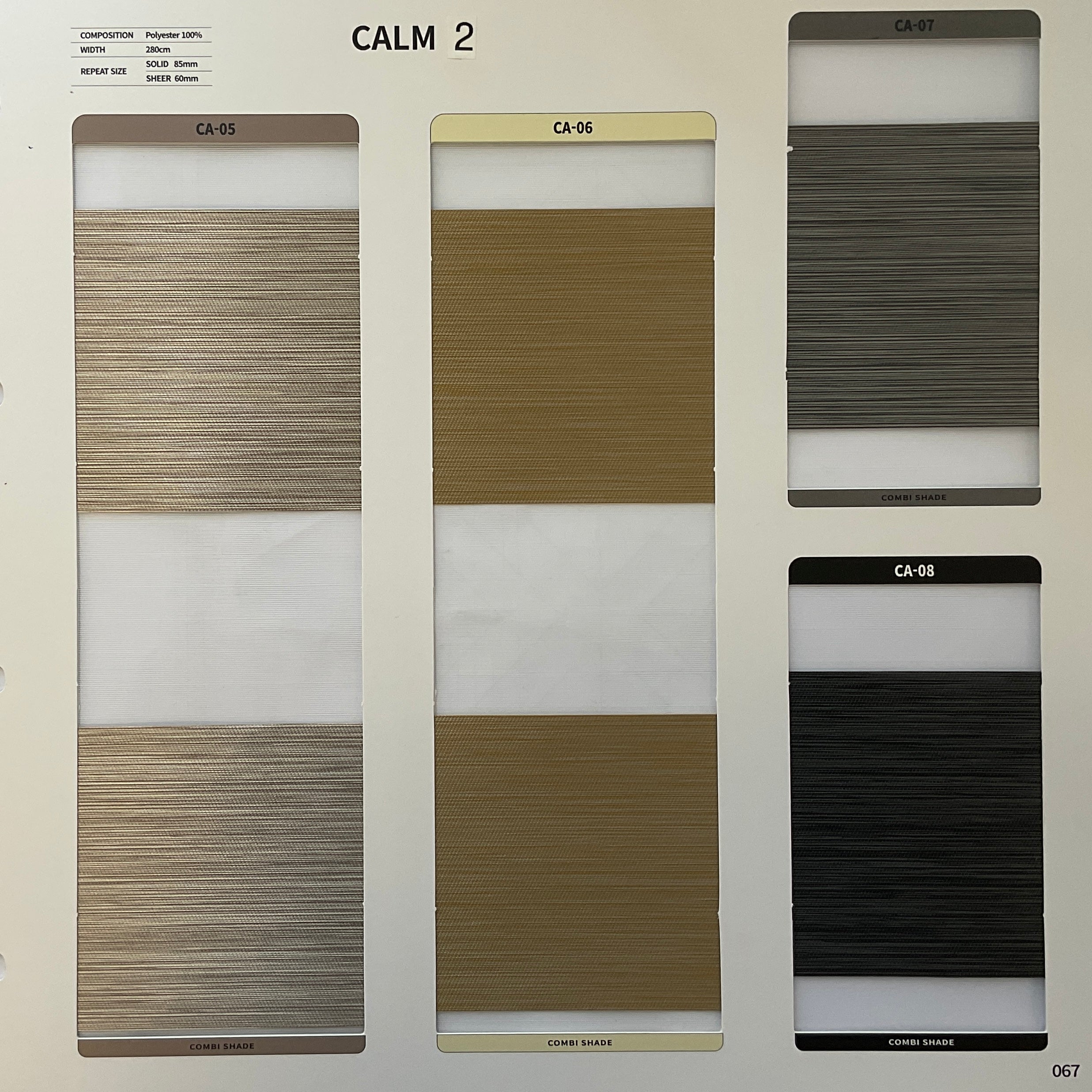 Zebra Roller Shade Calm 2 (Sabelle Collection)