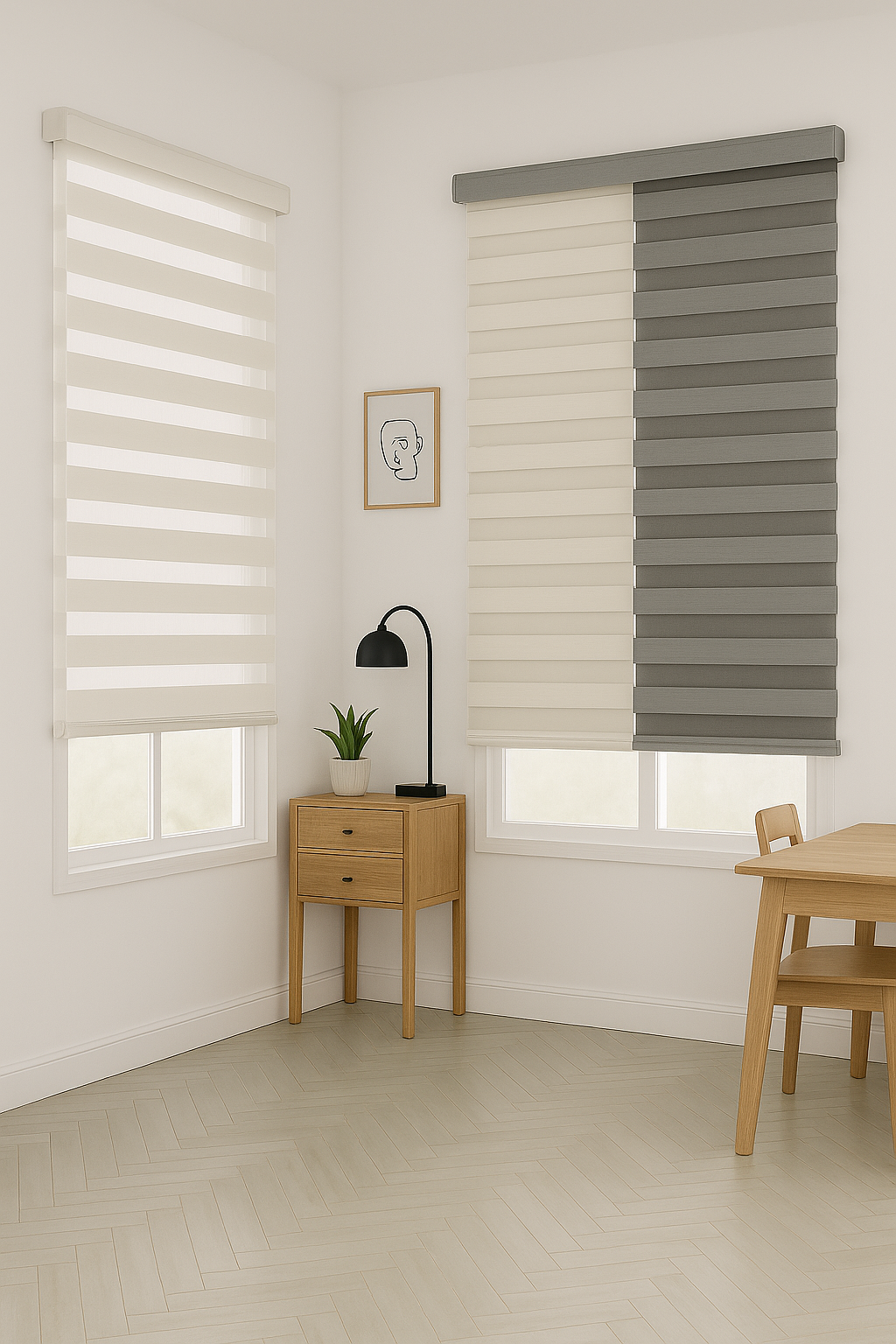 Zebra Roller Shade Clover BO (Sabelle Collection)