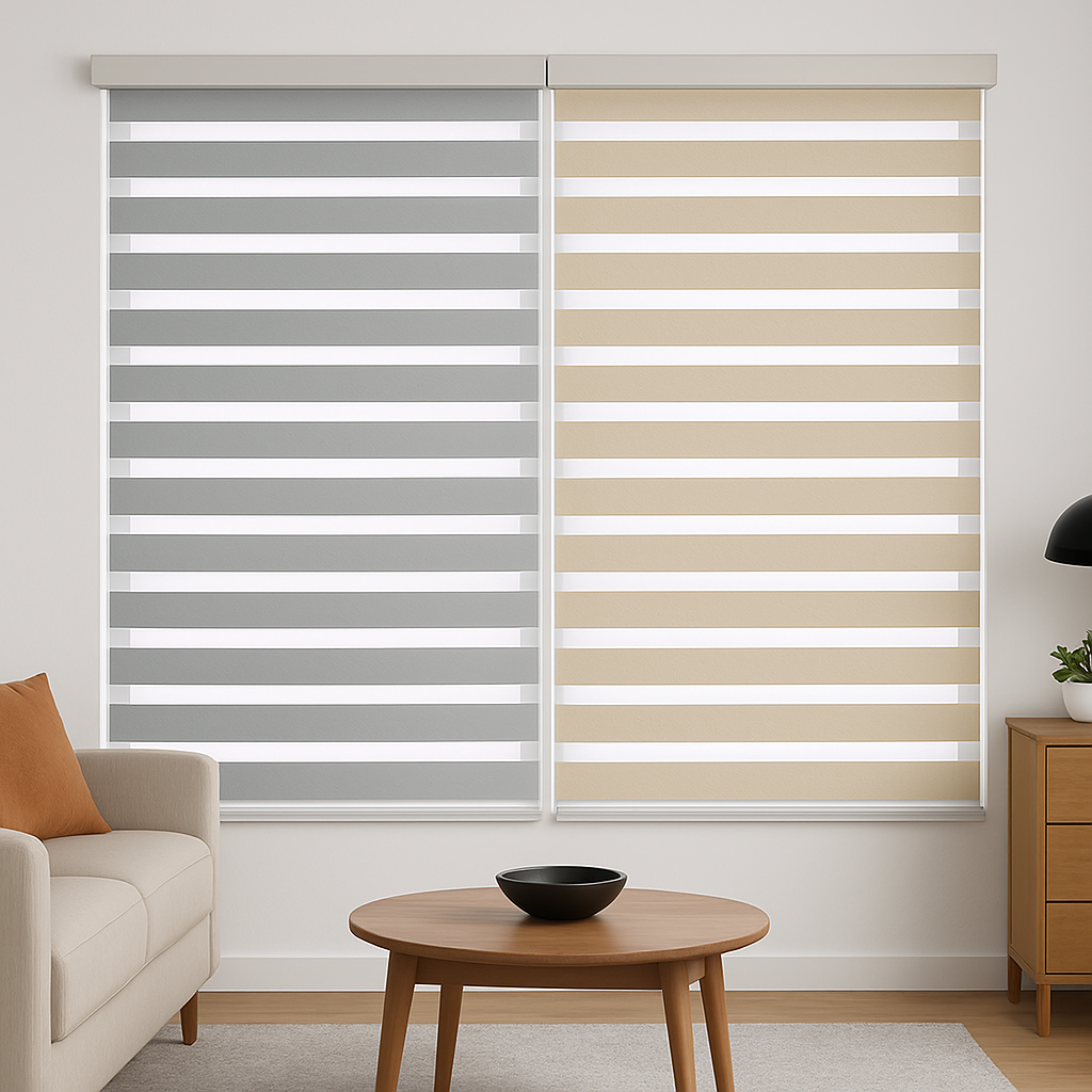 Zebra Roller Shade Crystal BO