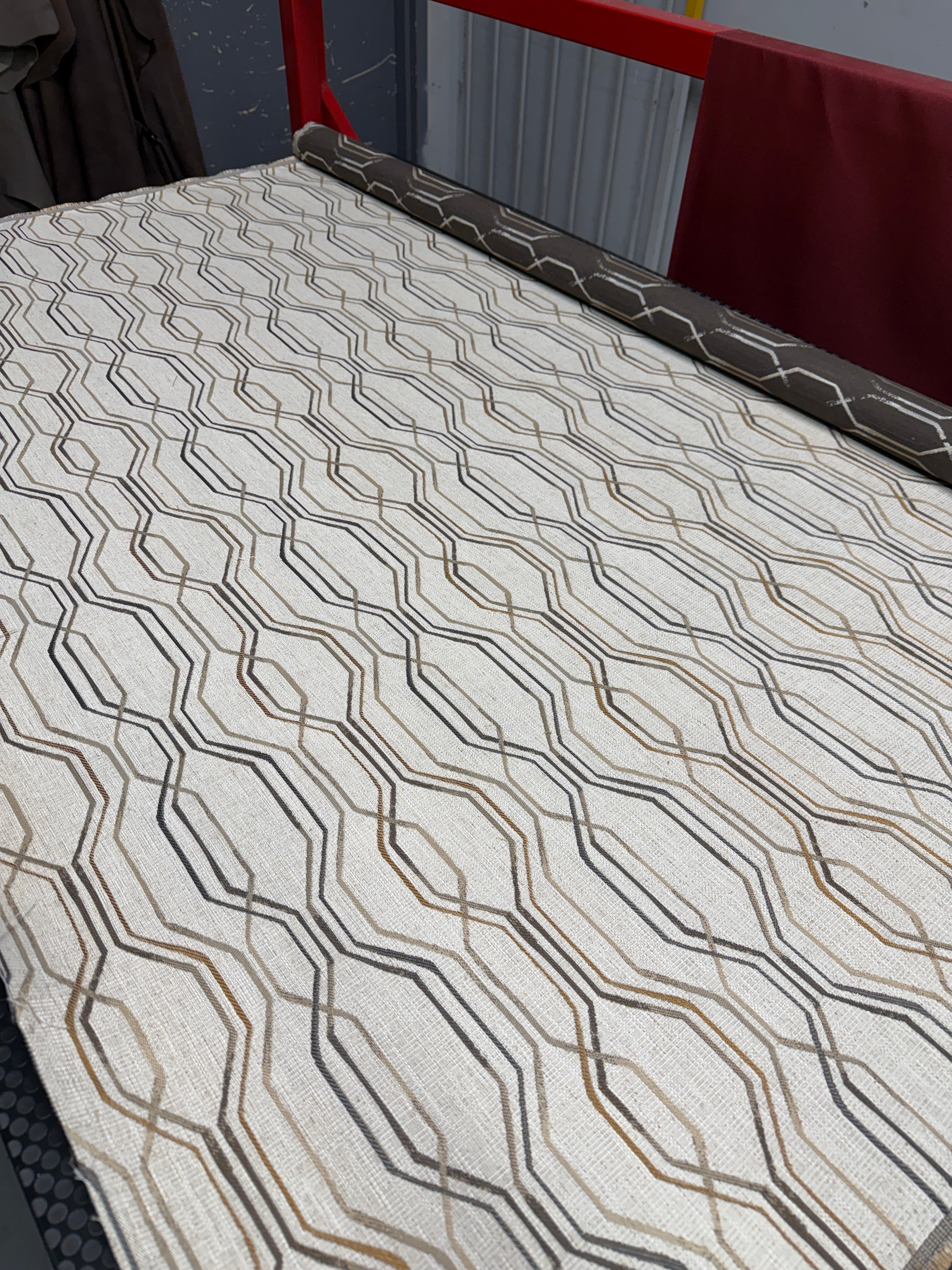 0446 Fabric Beige Textured