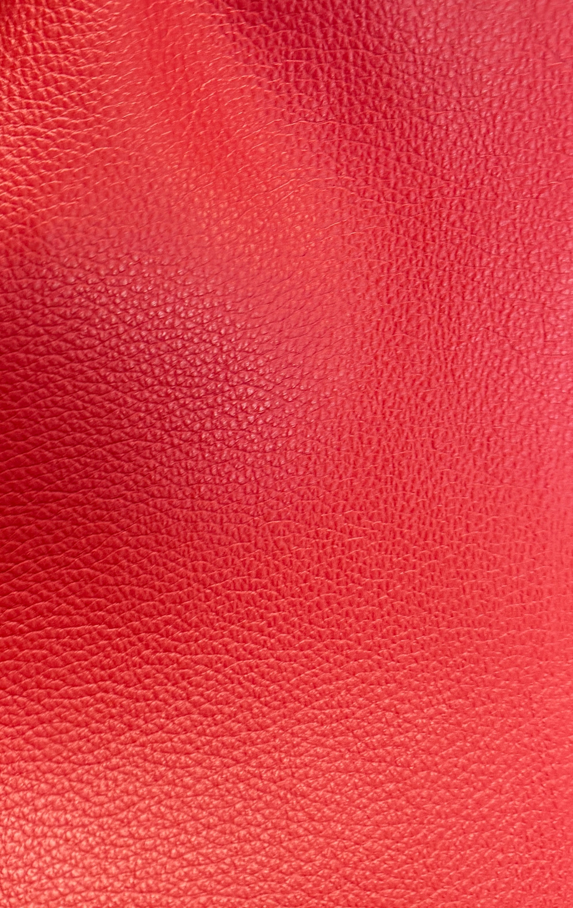 0669 Torch Red Genuine Leather