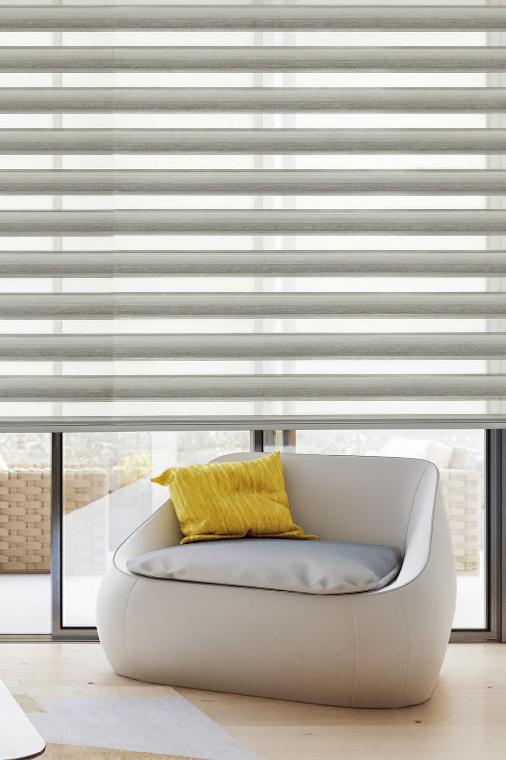 Zebra Roller Shade Dolce