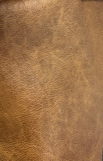 0653 Glossy Coffee Genuine Leather