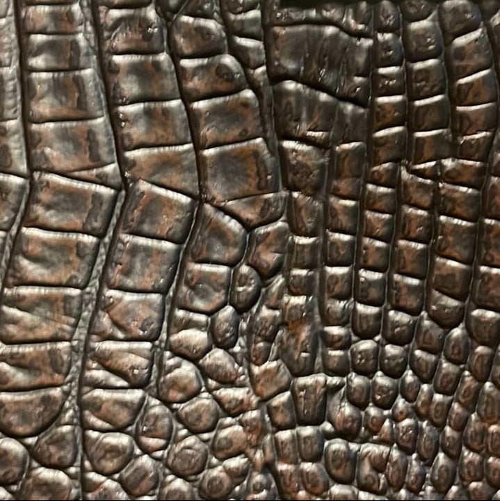 0012 Dark Brown “Crocodile Elite” Vinyl