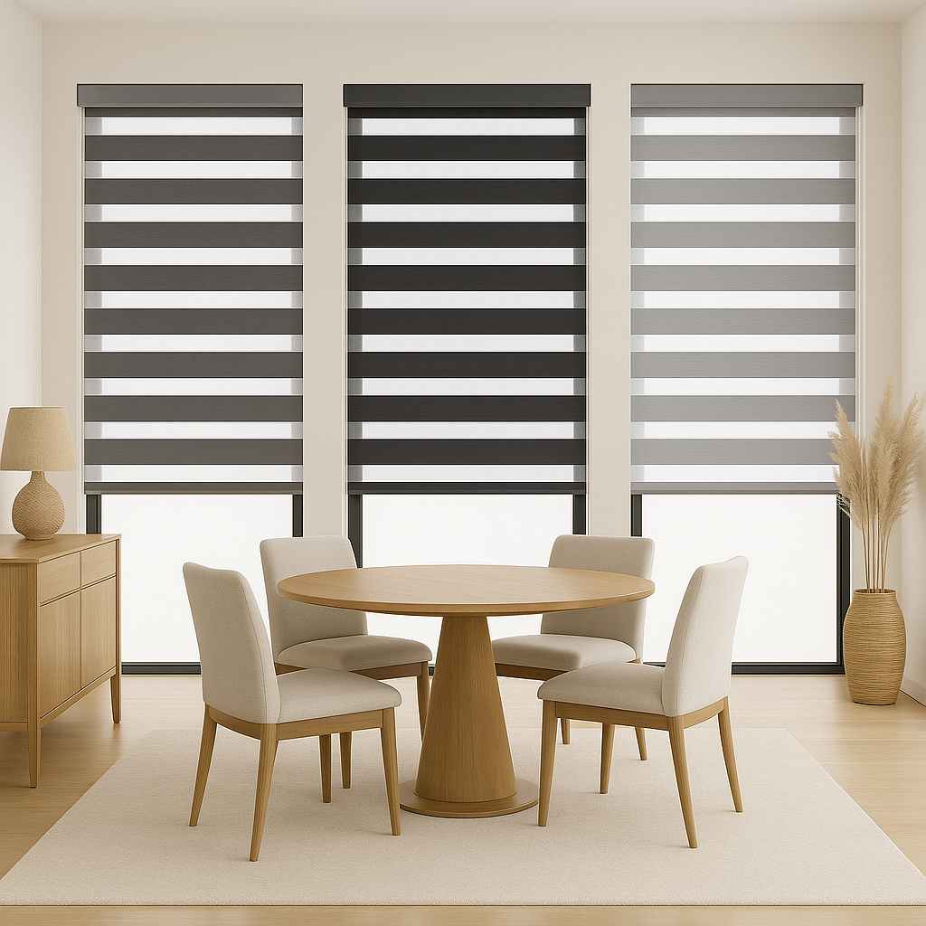 Zebra Roller Shade Elise BO (Sabelle Collection)