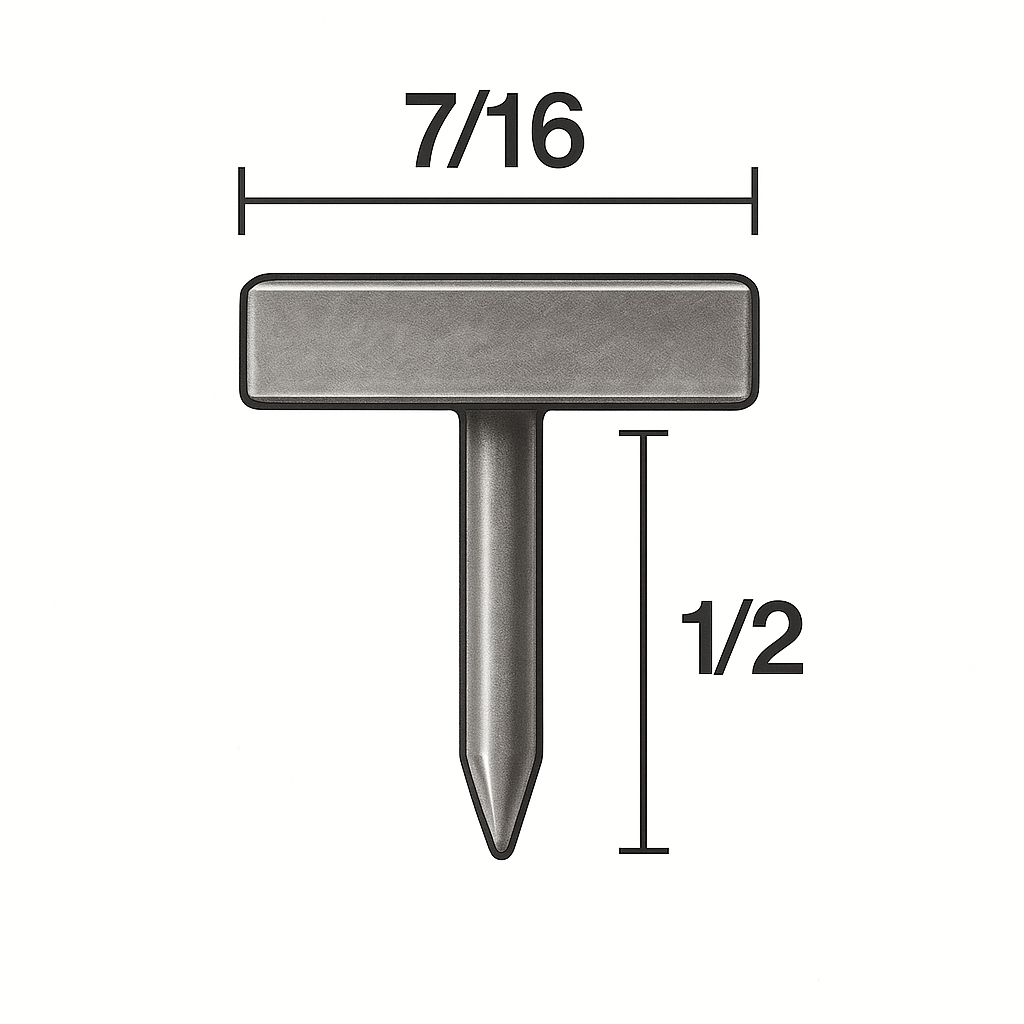 Black Nickel Square Nailhead