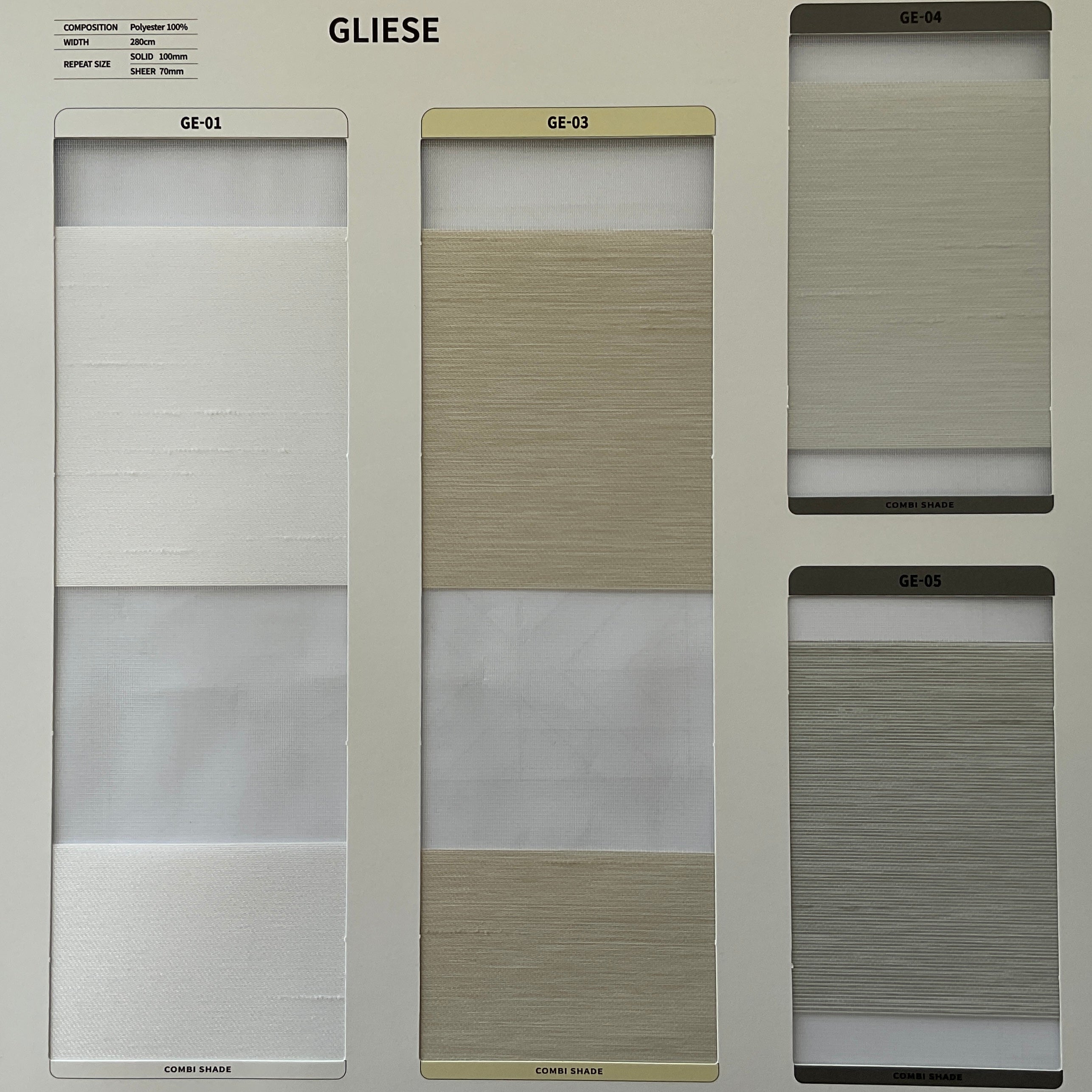 Zebra Roller Shade Gliese (Sabelle Collection)