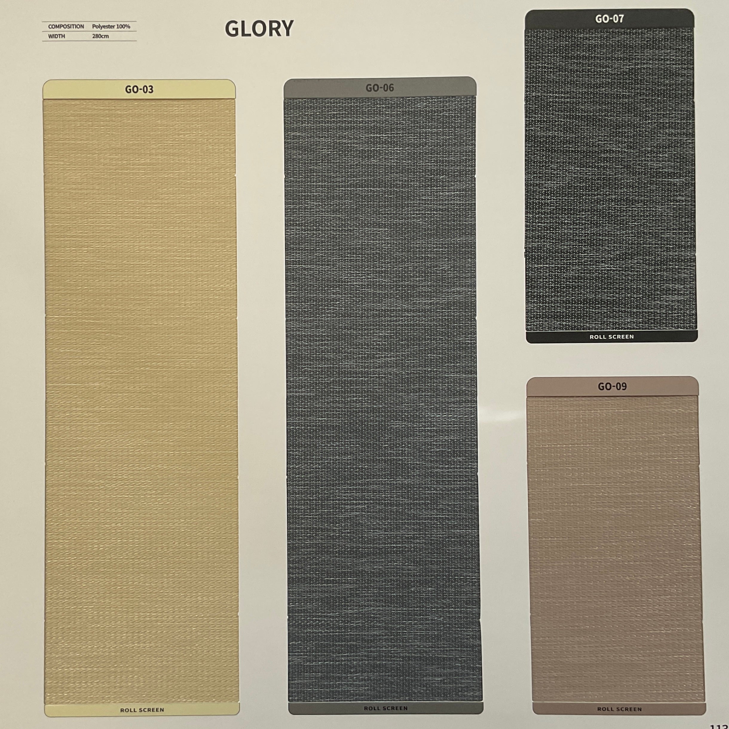 Roller Shade Glory (Sabelle Collection)