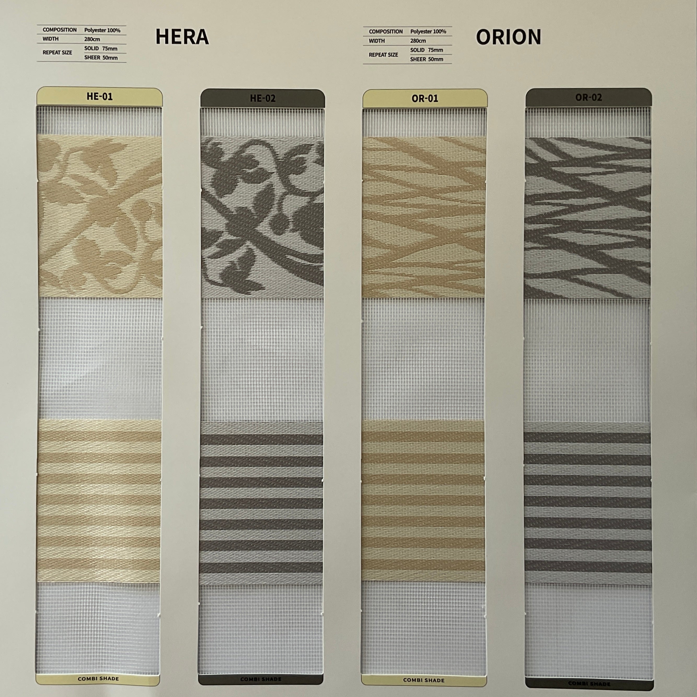 Zebra Roller Shade Hera-Orion