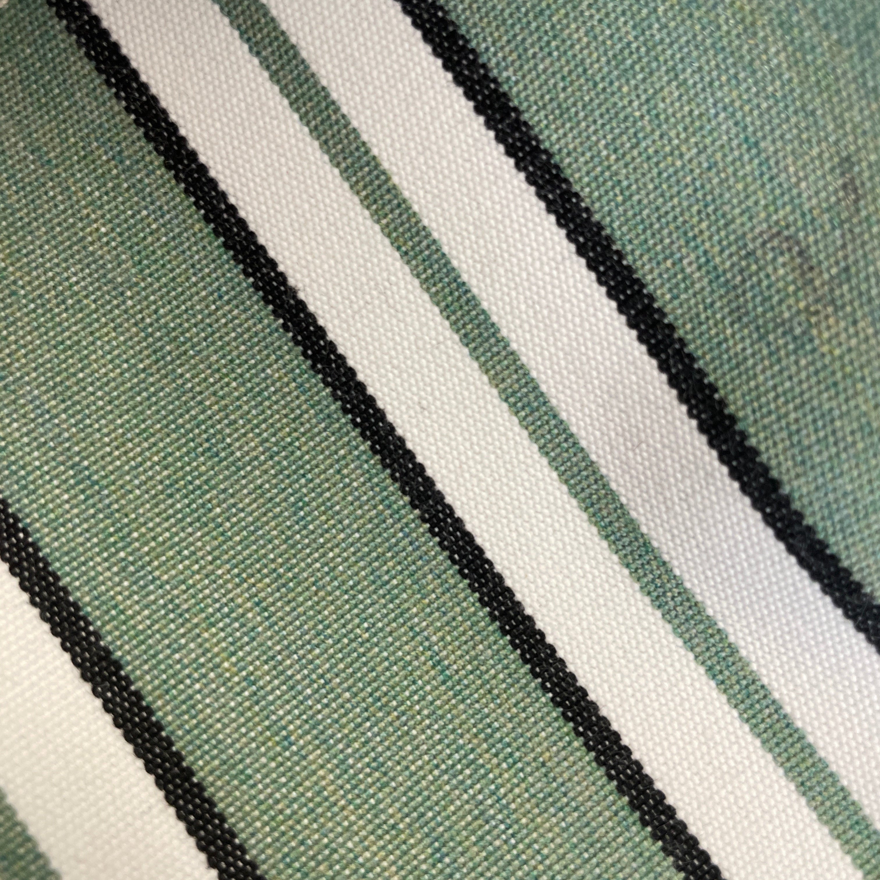 0348 Striped Fabric Sage Green