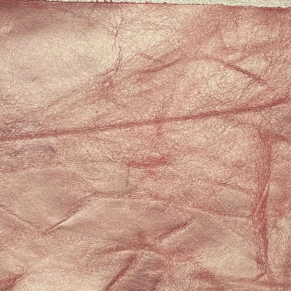 0642 Satin Wine Genuine Leather