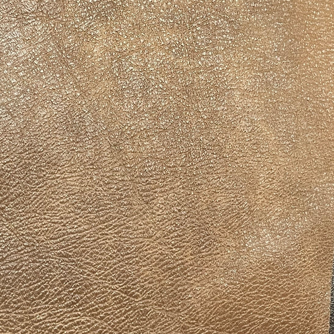 0653 Glossy Coffee Genuine Leather