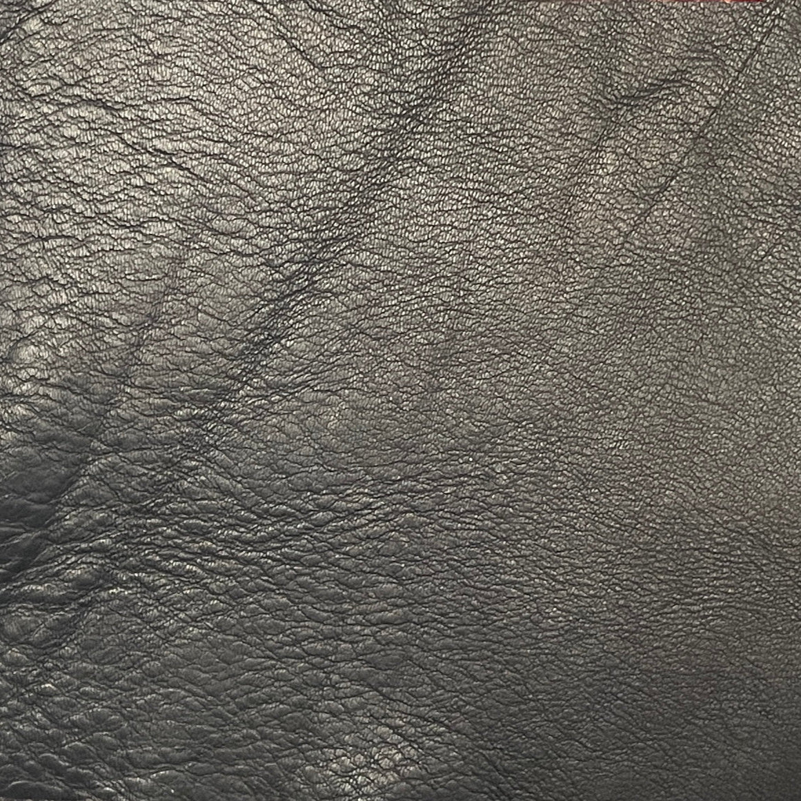 0659 Smooth Black Genuine Leather