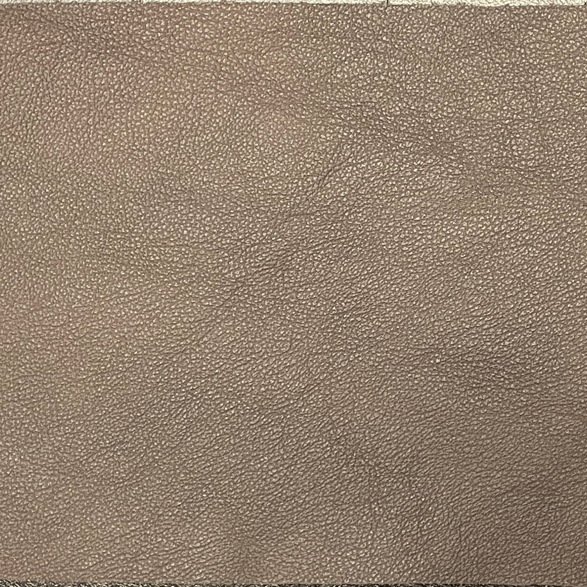 0672 Taupe Gray Genuine Leather