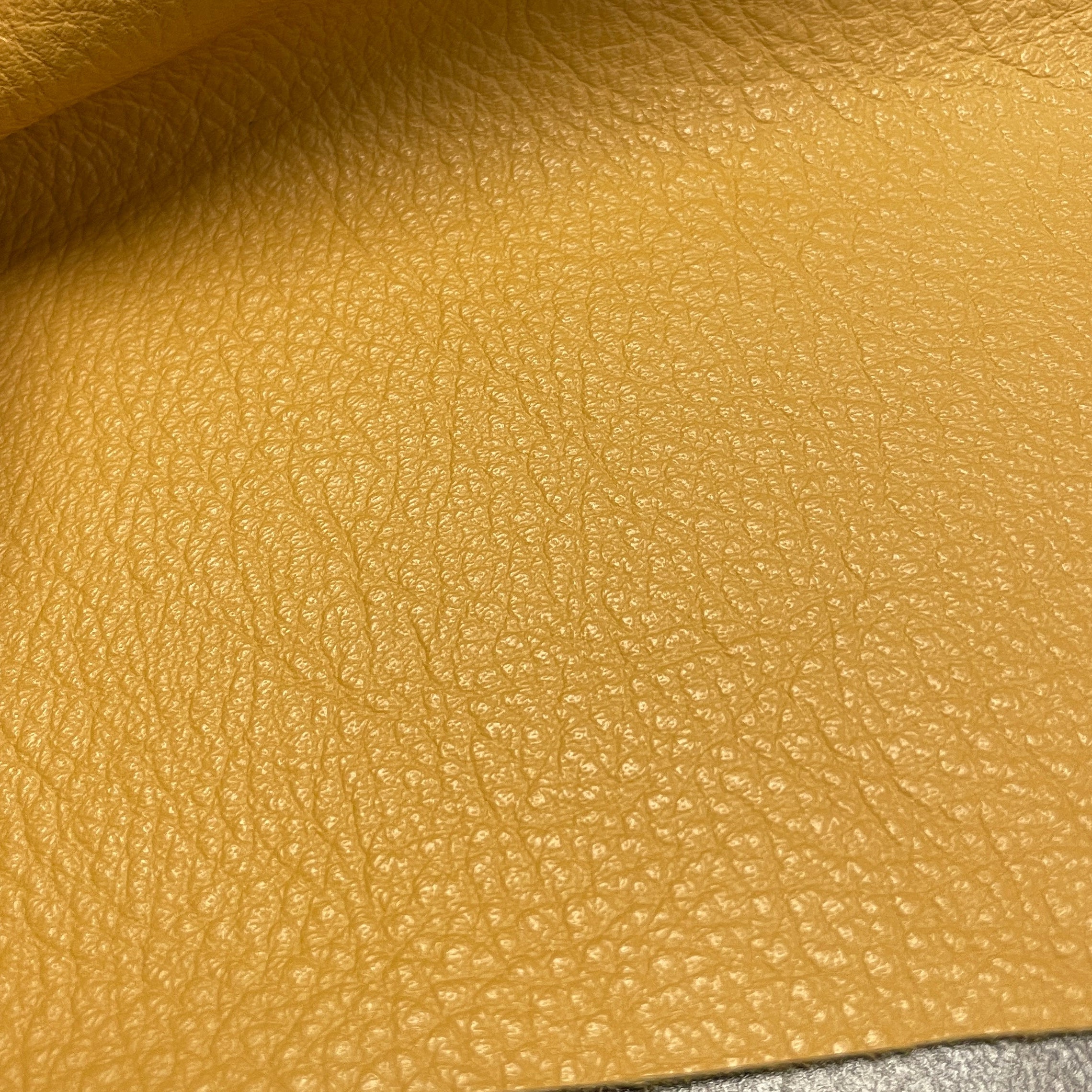 0652 Royal Mustard Genuine Leather