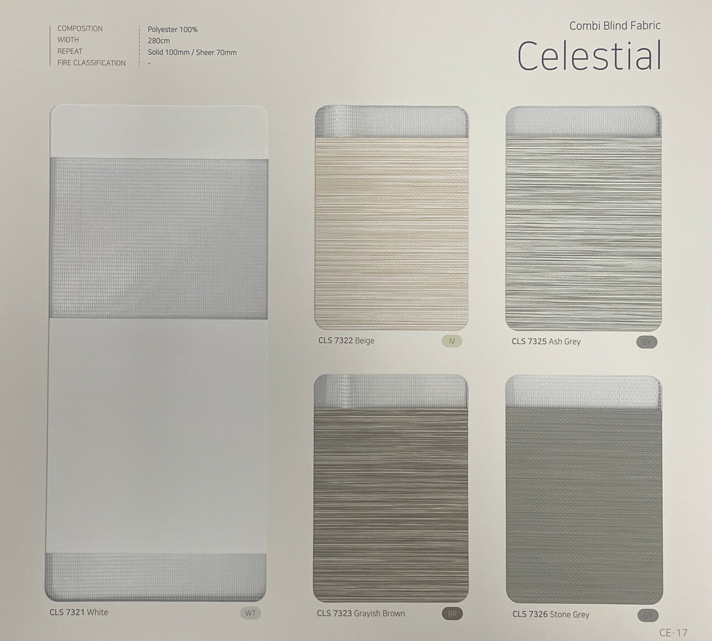 Celestial Zebra Shades (Hanzen Collection)