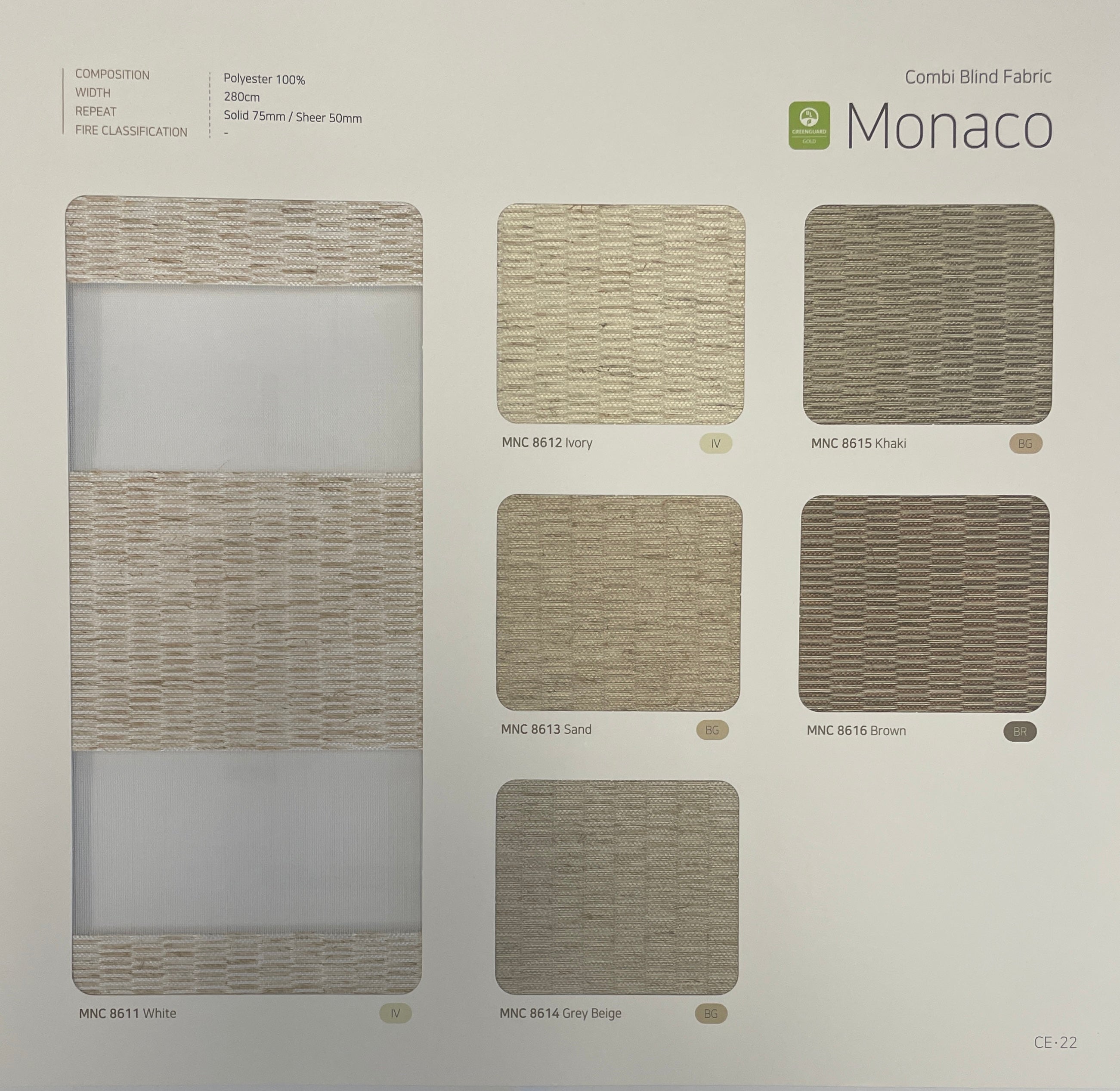 Monaco Zebra Shades (Hanzen Collection)