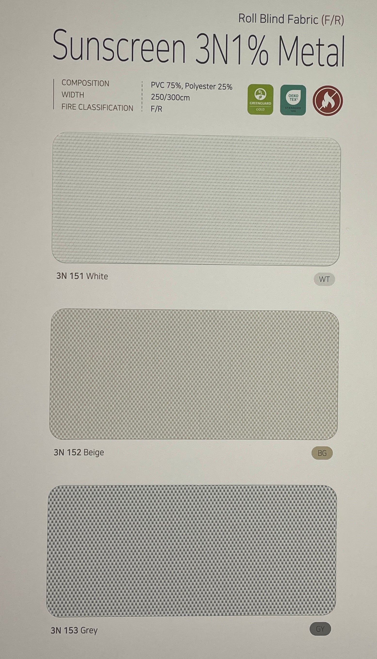 Sunscreen 3N1% Metal (F/R) (Hanzen collection)