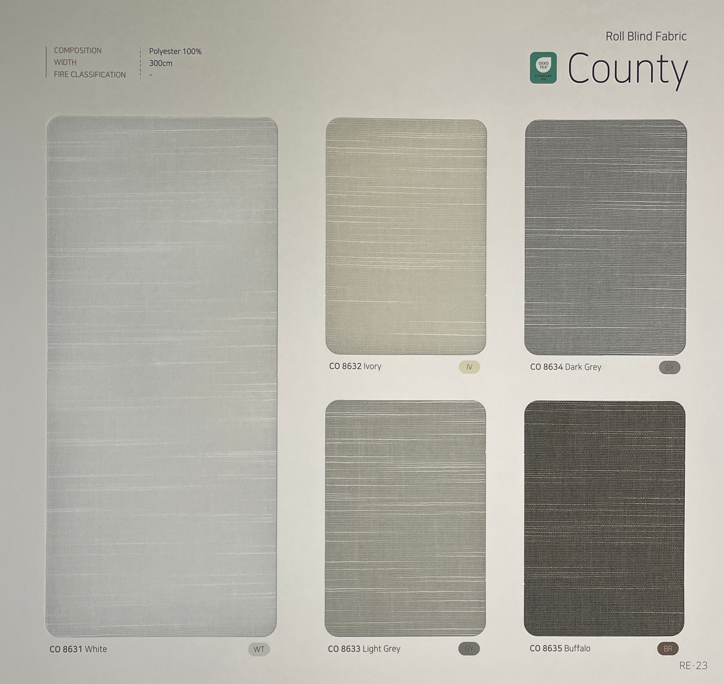 County Roller Shade (Hanzen Collection)