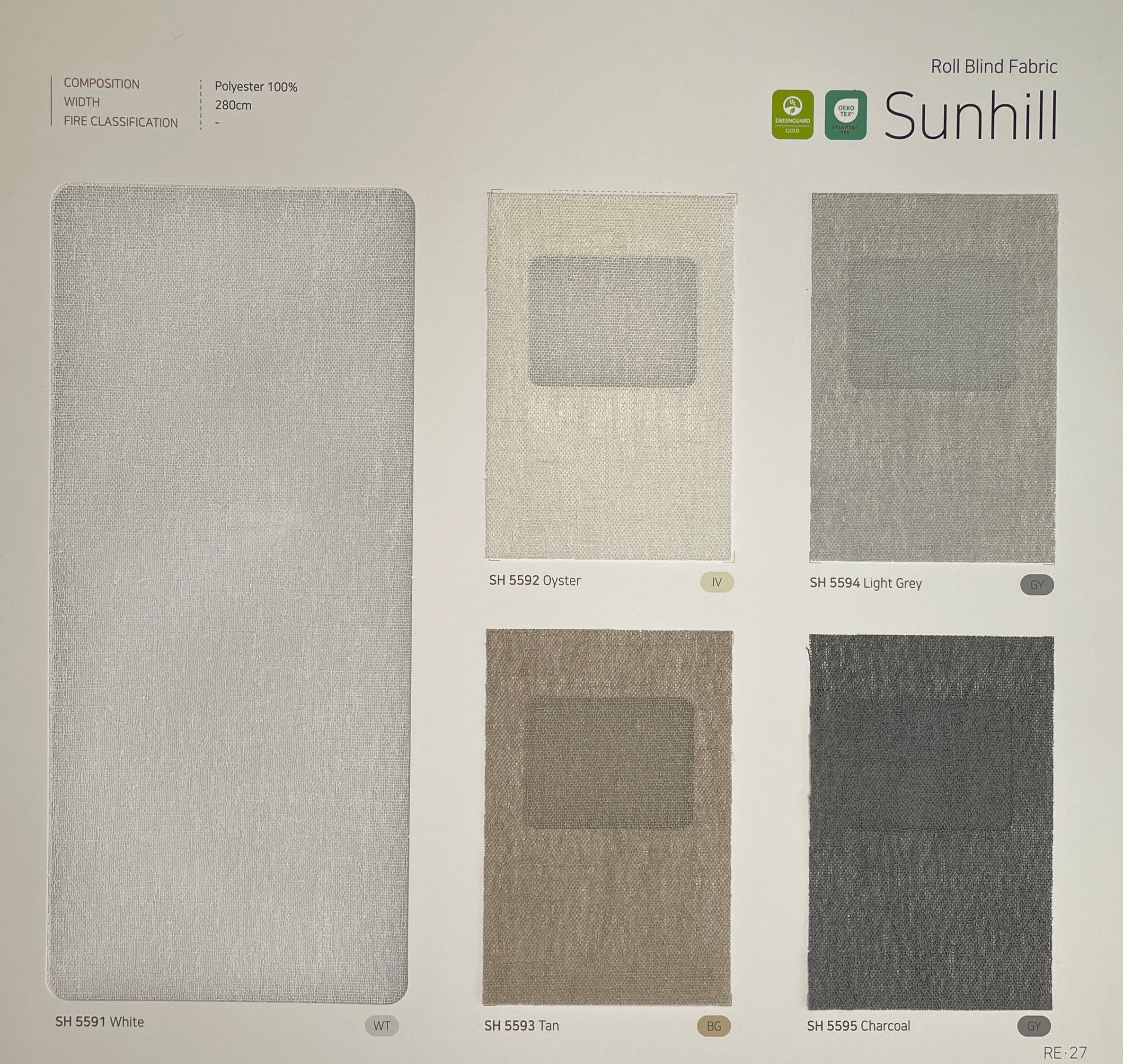 Sunhill Roller Shade (Hanzen Collection)