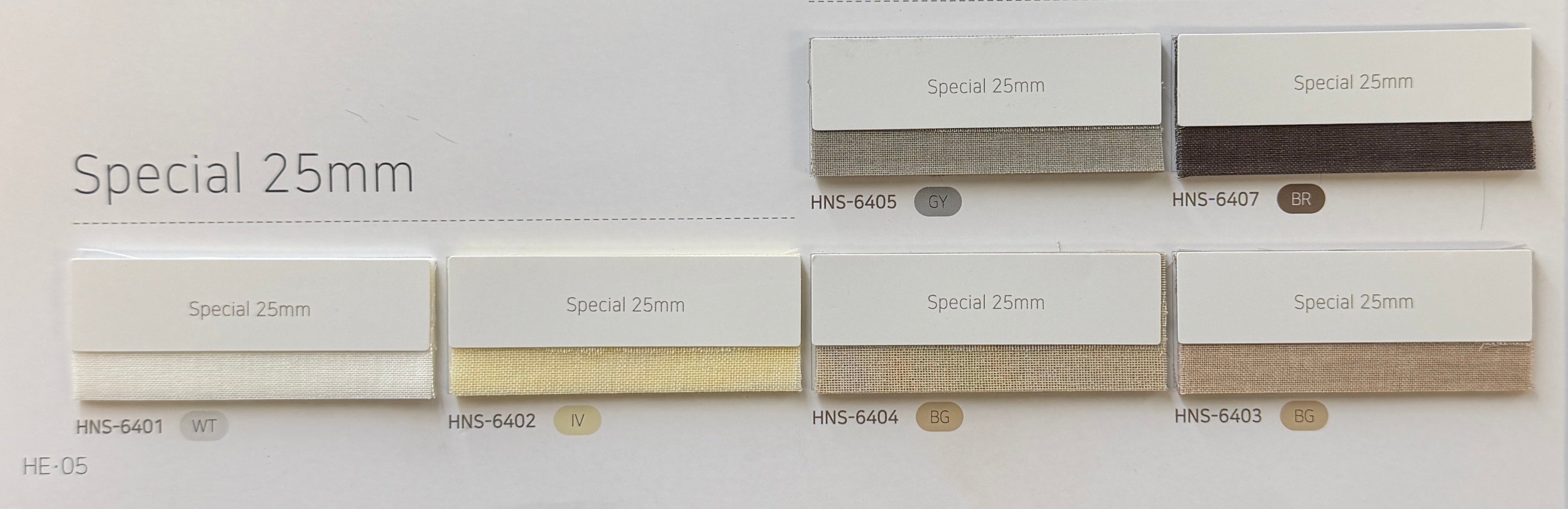 Honeycomb Shade Special 25mm (Hanzen Collection)