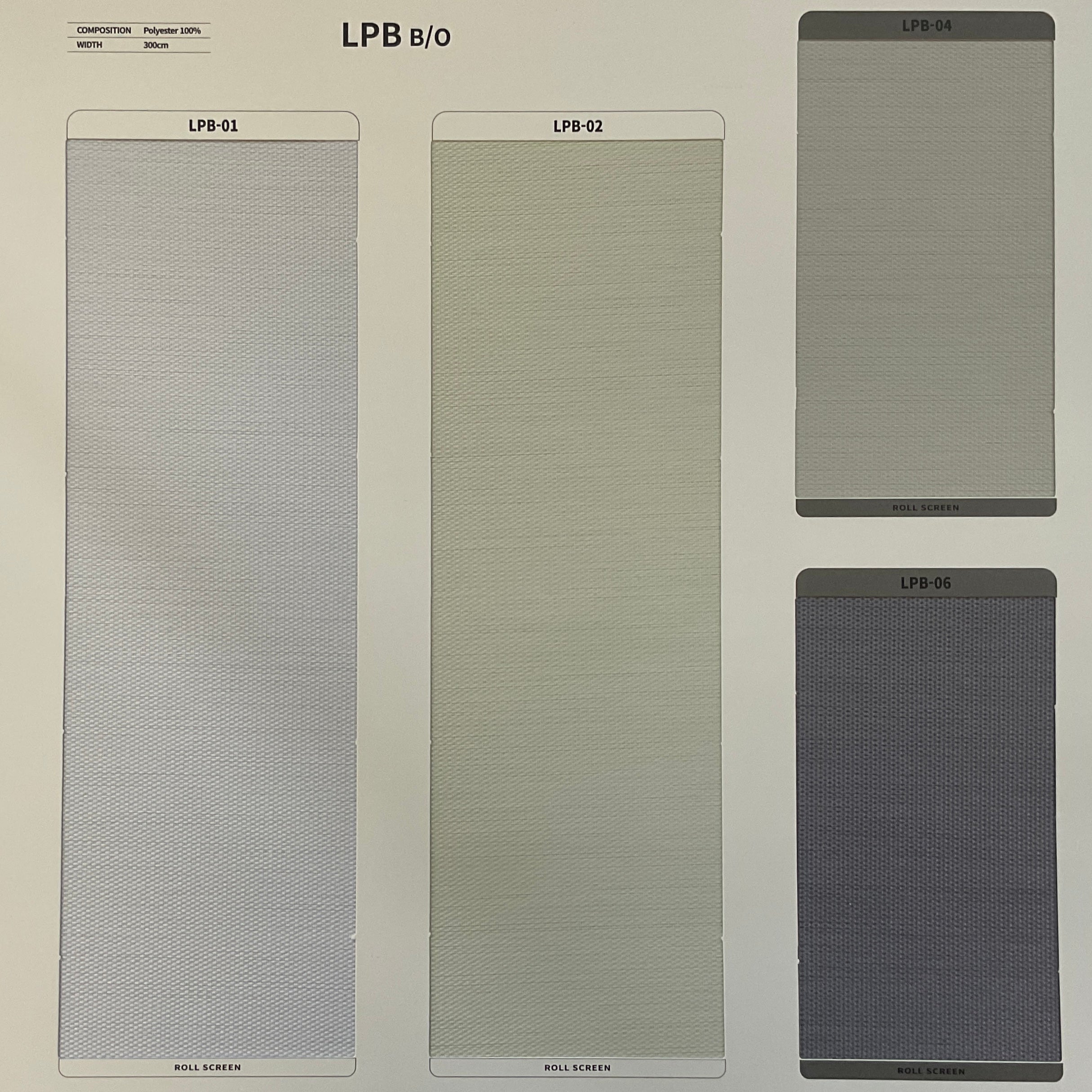 Roller Shade LPB BO (Sabelle Collection)