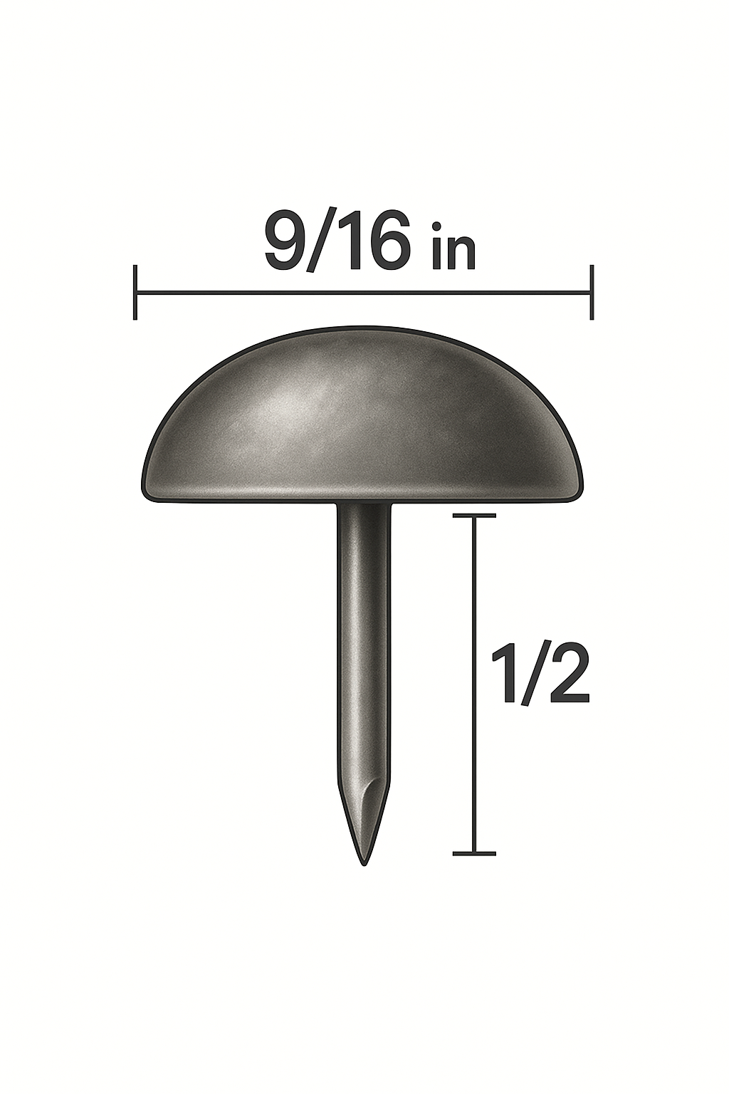 NK705 Nickel Flower Nailhead