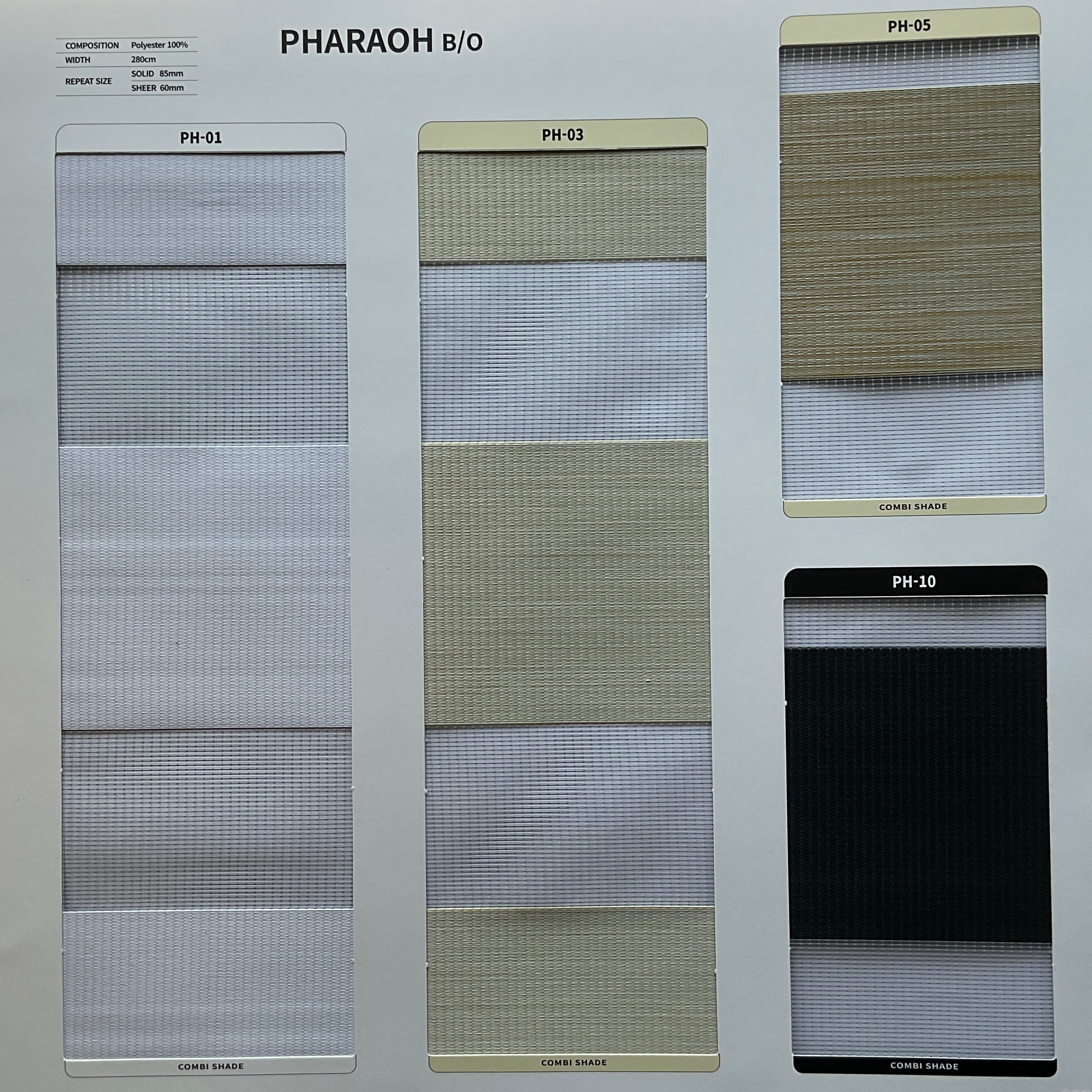 Zebra Roller Shade Pharaoh BO (Sabelle Collection)