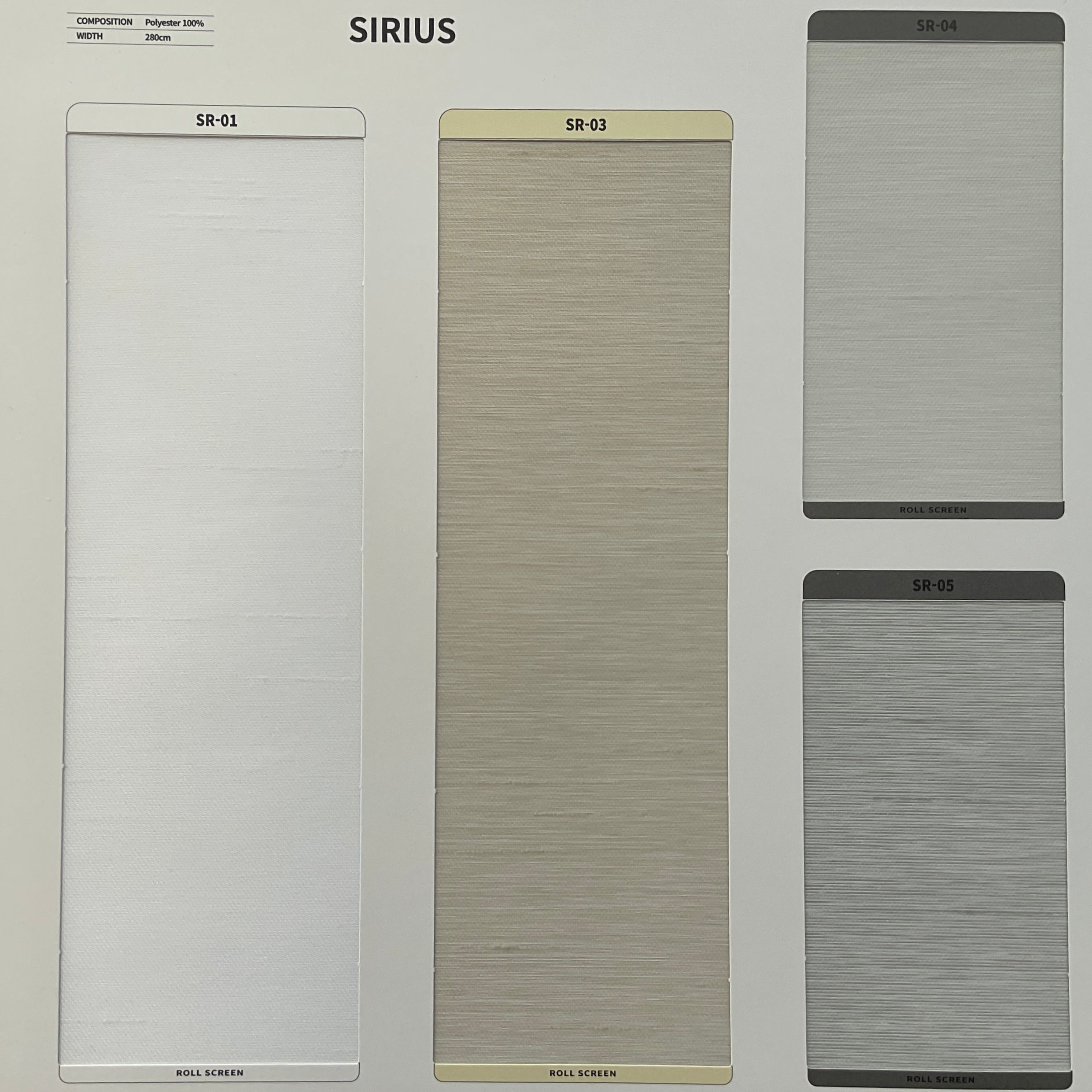 Roller Shade Sirius (Sabelle Collection)