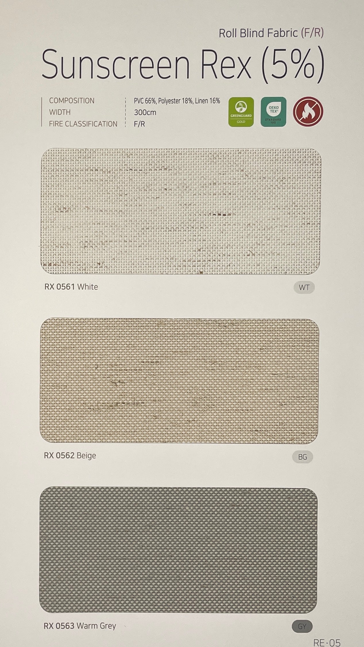 Sunscreen Rex (5%) (F/R) (Hanzen Collection)