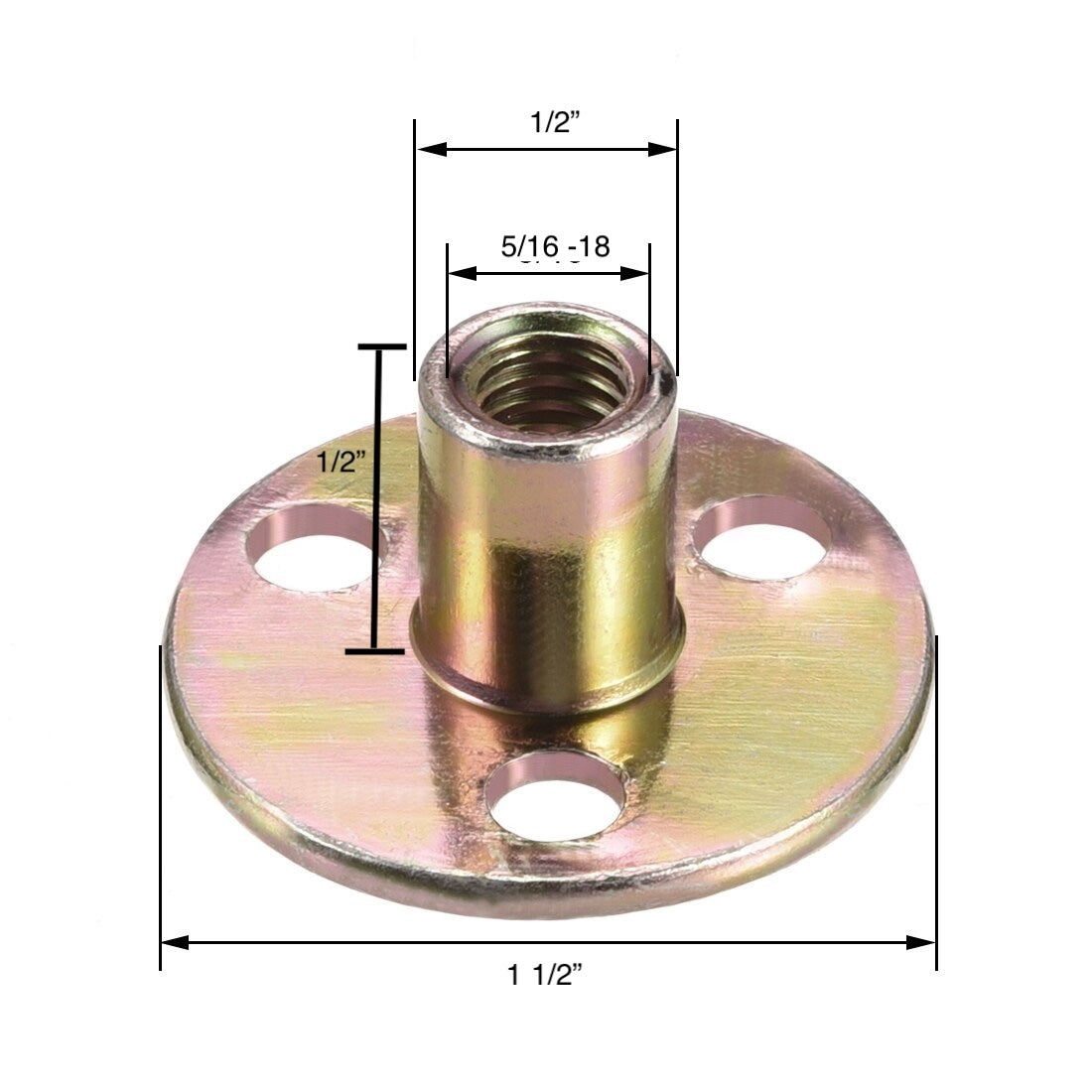 TN1518 Round Base Tee Nut