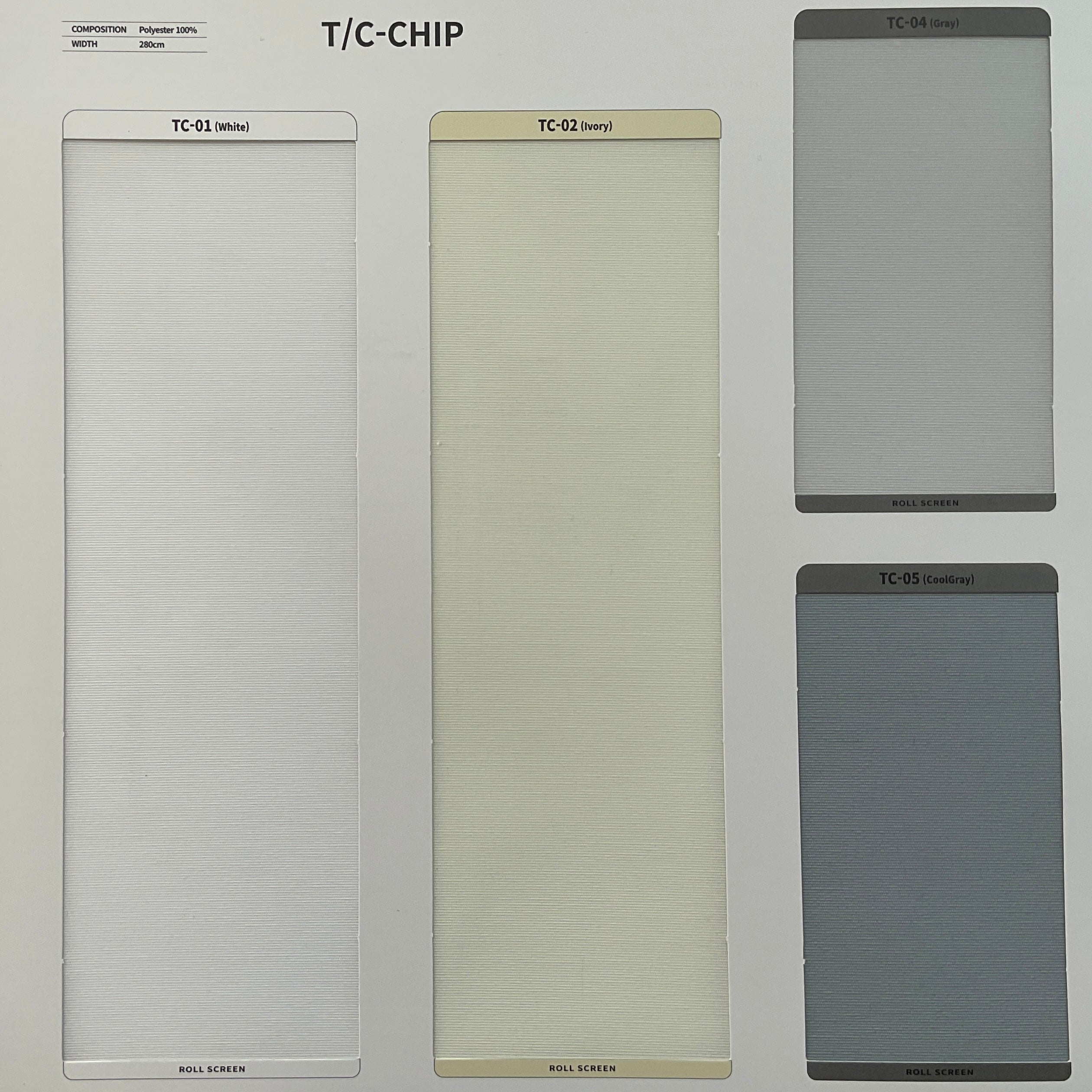 Roller Shade TC-Chip (Sabelle Collection)
