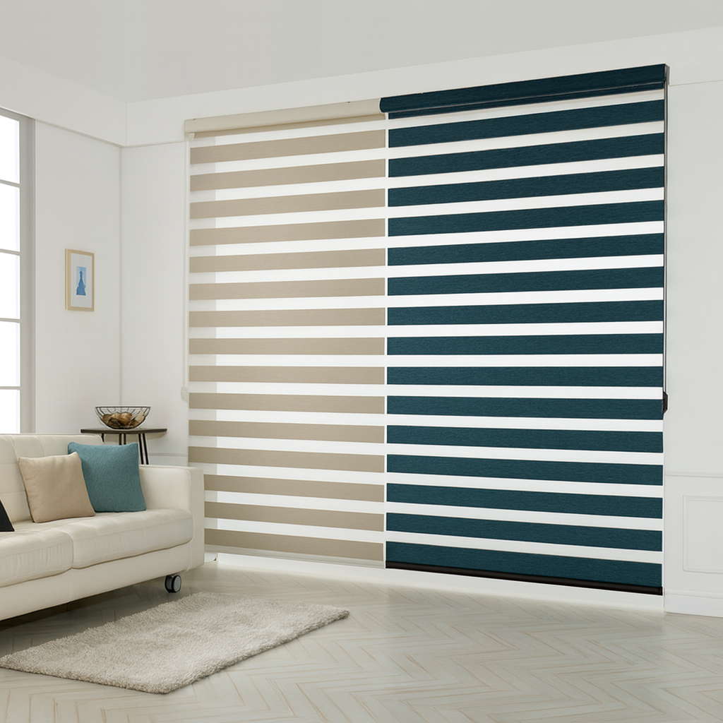 Zebra Roller Shade Terra BO (Sabelle Collection)