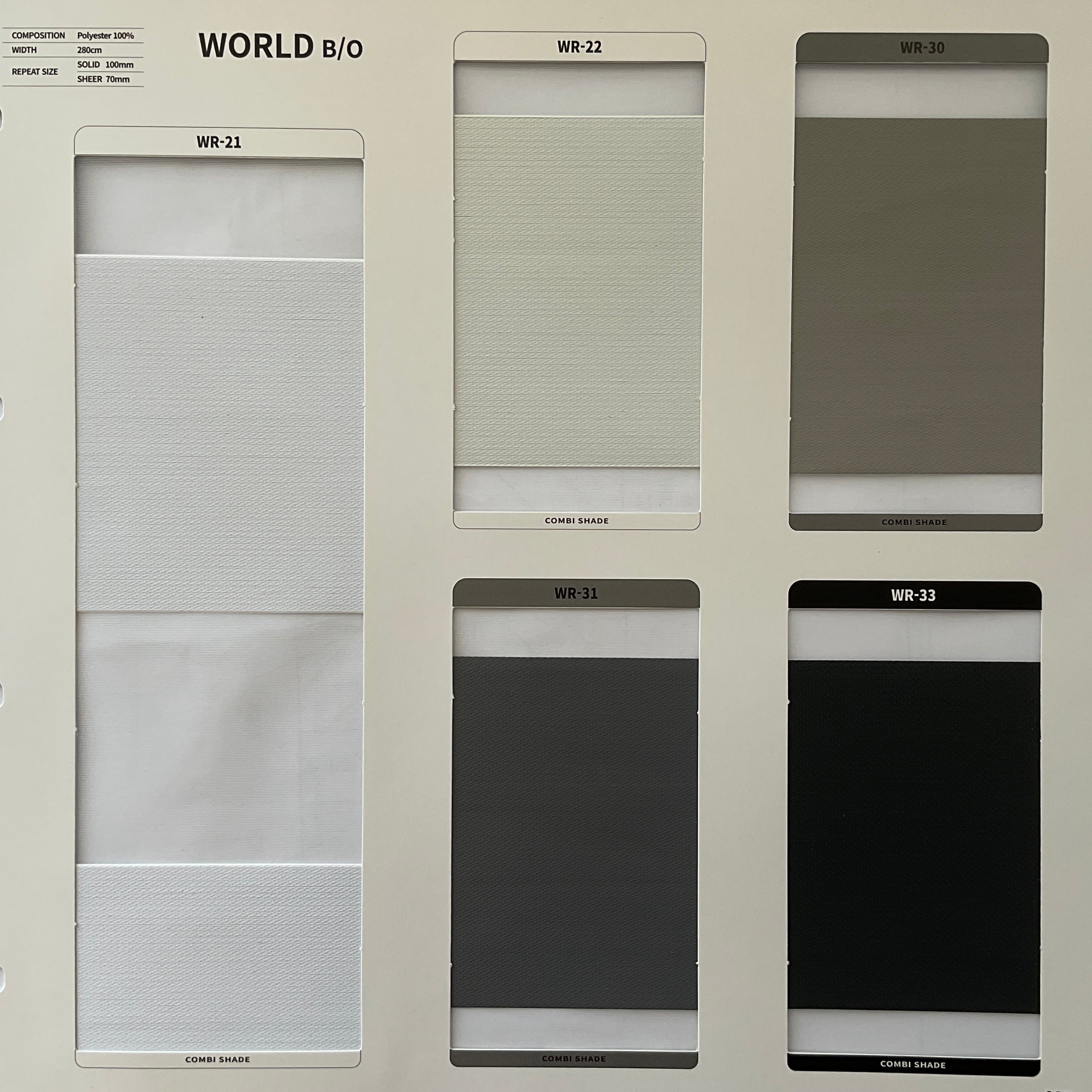 Zebra Roller Shade World BO