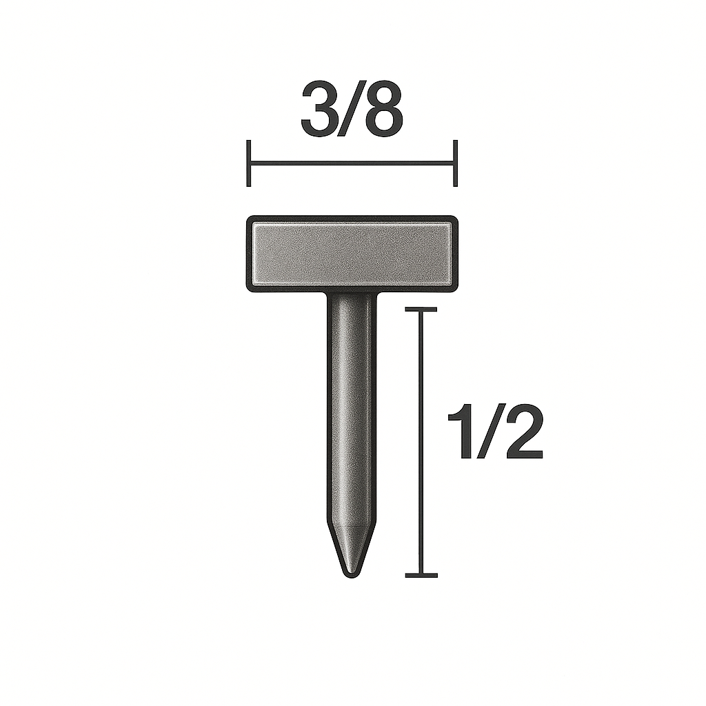 BD63-93 Oxide Square Nailhead